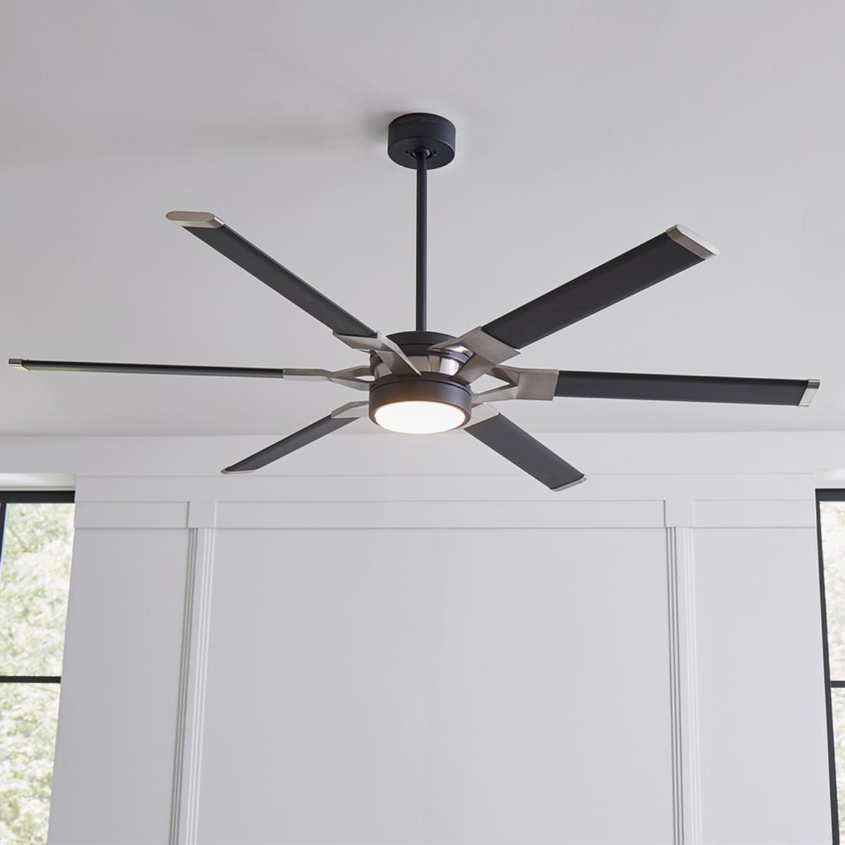 Monte Carlo Fans MNTC-6LFR62 Loft 62 Inch LED Ceiling Fan with Light Kit and Remote