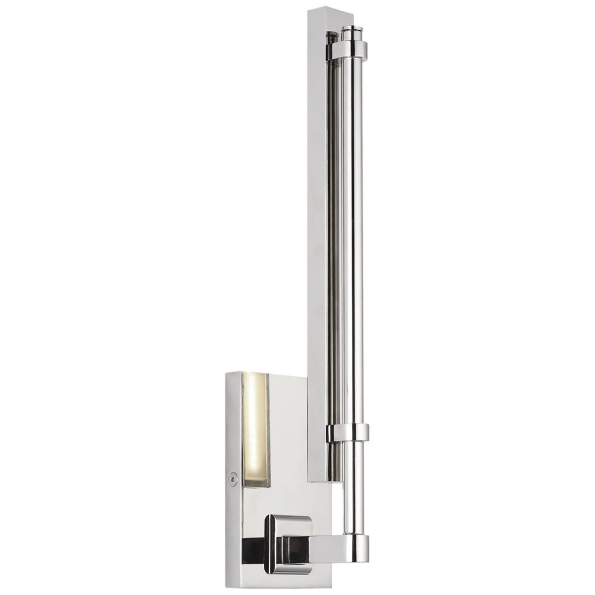 Kal 13 in. LED Armed Sconce 120V Polished Nickel finish - Bees Lighting