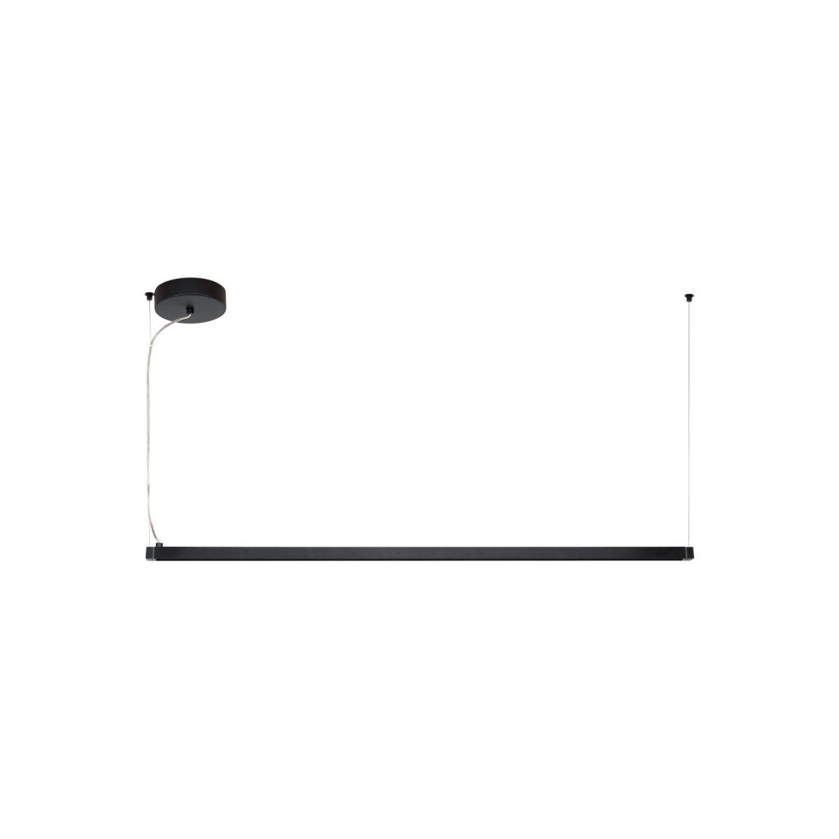 Dyna 48 in. LED Pendant Light Black Finish Surface Mount Canopy with Driver