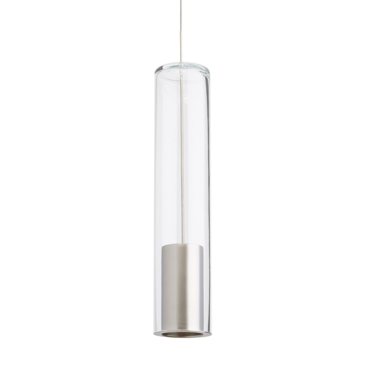 Captra Monorail Cylinder LED Pendant Light 485 Lumens Brass Finish - Bees Lighting