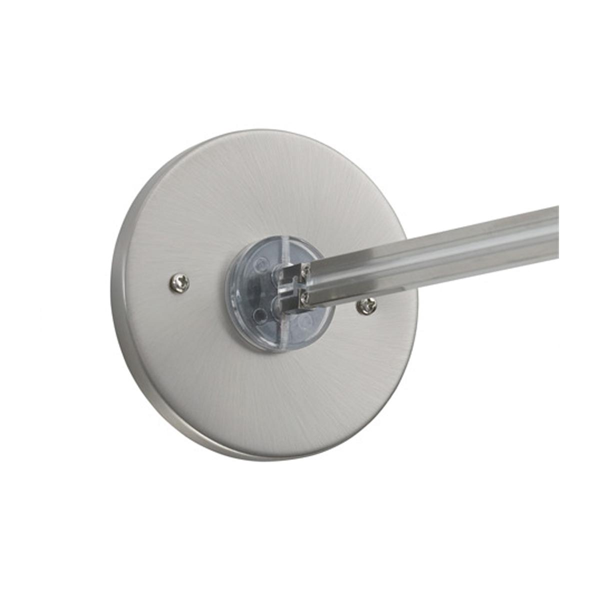 4 In. Monorail Direct-End Power Feed Satin Nickel Finish