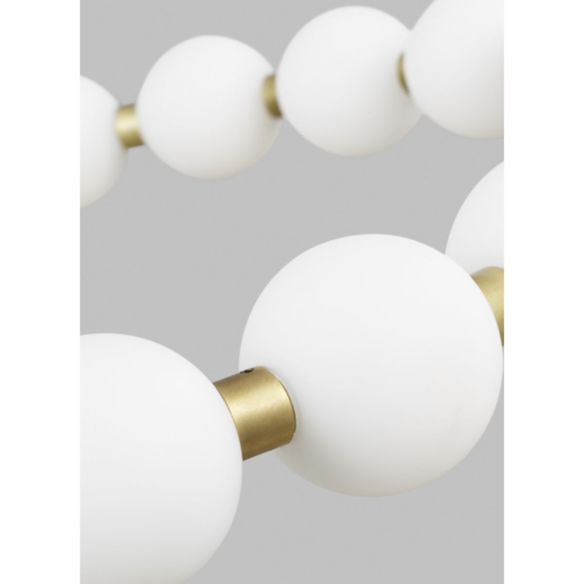 Orbet 30 in. LED Chandelier Brass Finish - Bees Lighting