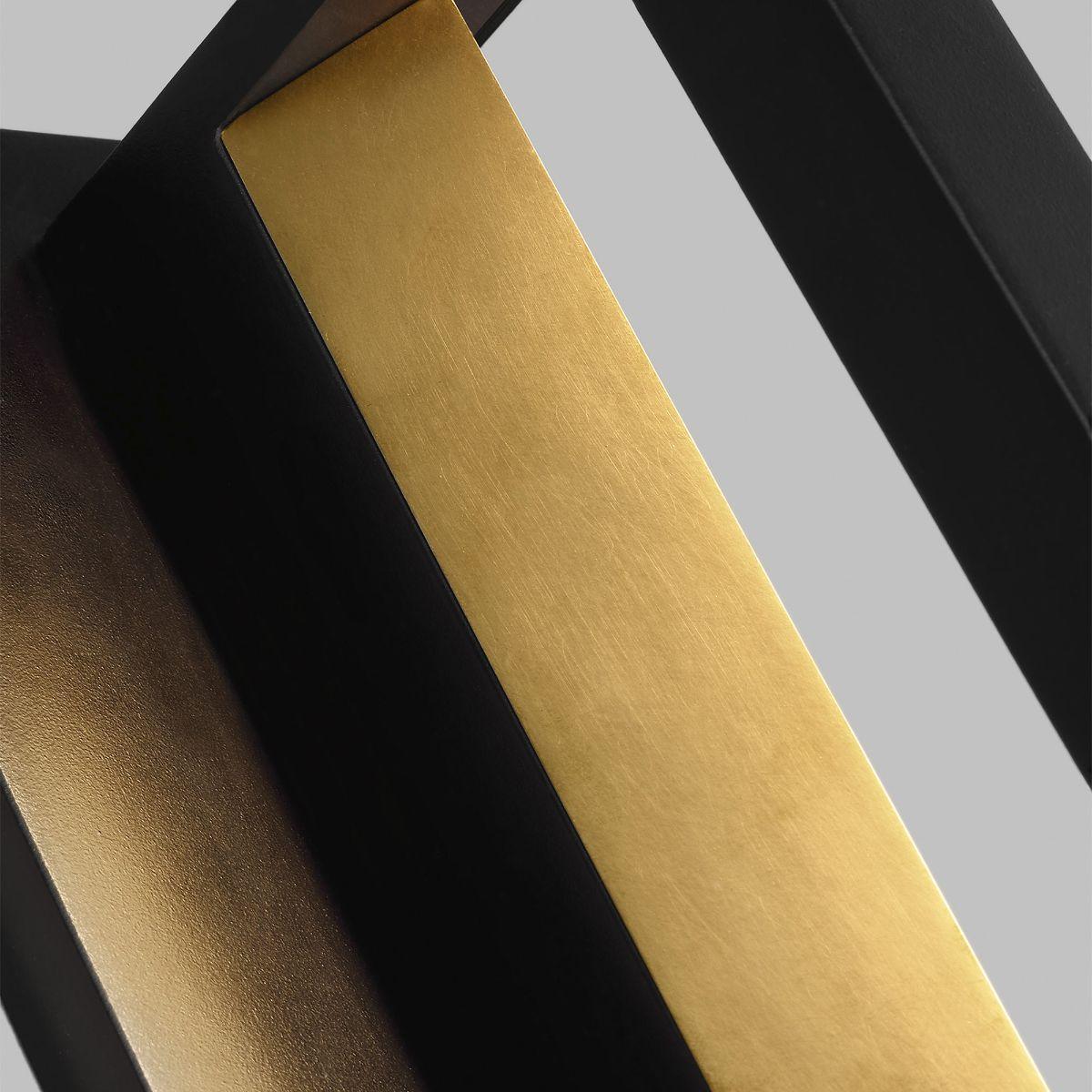 Anton 24 in. LED Wall Sconce Black finish - Bees Lighting