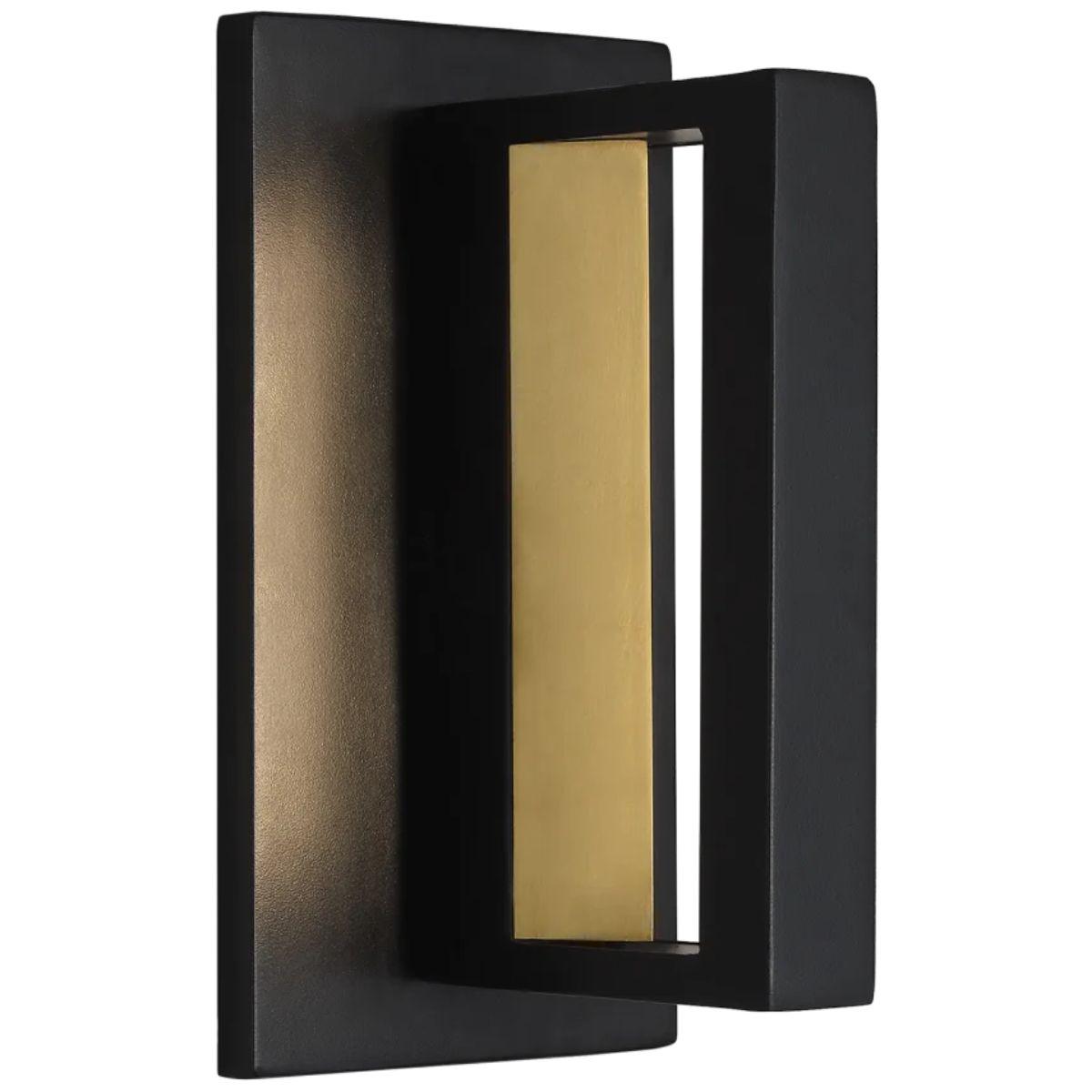 Anton 8 in. LED Wall Sconce Black finish - Bees Lighting