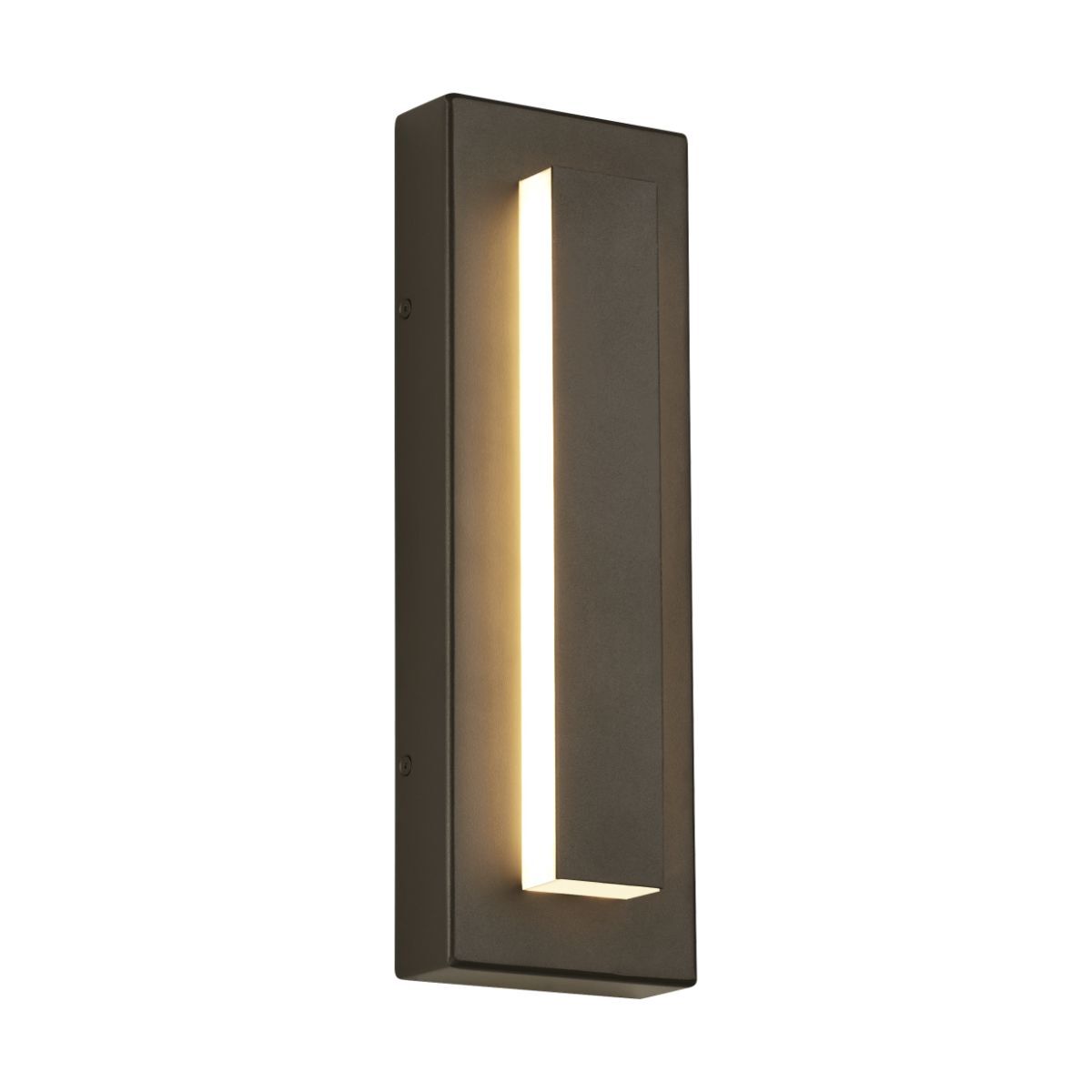 Aspen 15 In. LED Oudoor Wall Sconce 648 Lm 3000K Bronze Finish - Bees Lighting