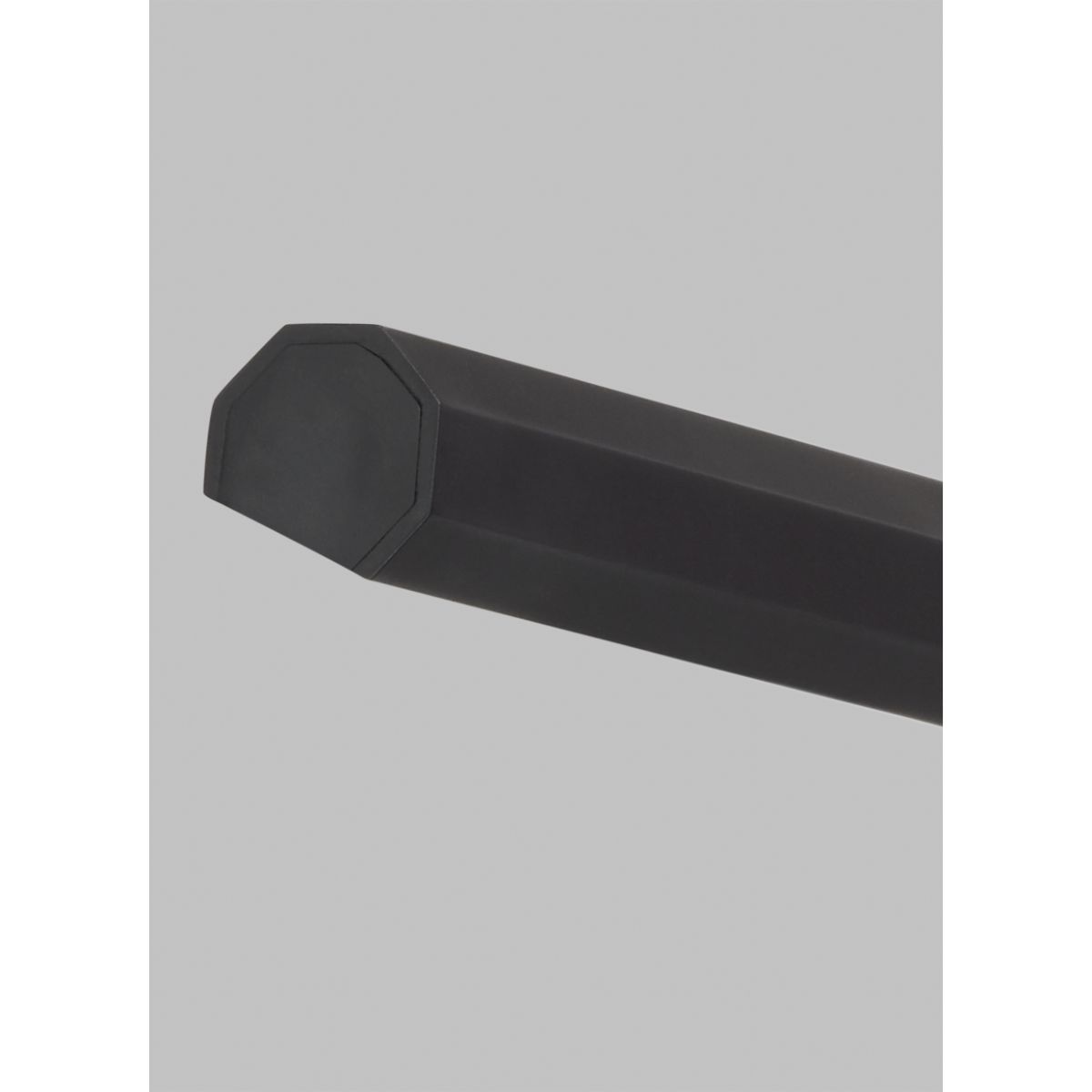 Plural Faceted 12" LED picture light 3000K nightshade black finish - Bees Lighting