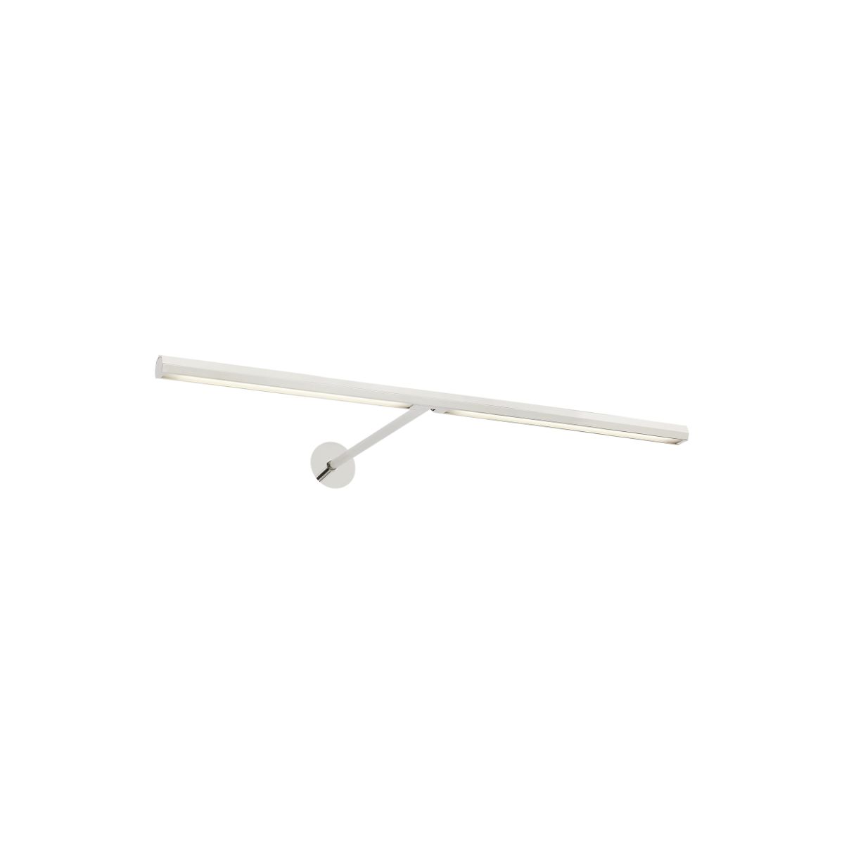 Plural Faceted 18" LED picture light 2700K polished nickel finish - Bees Lighting