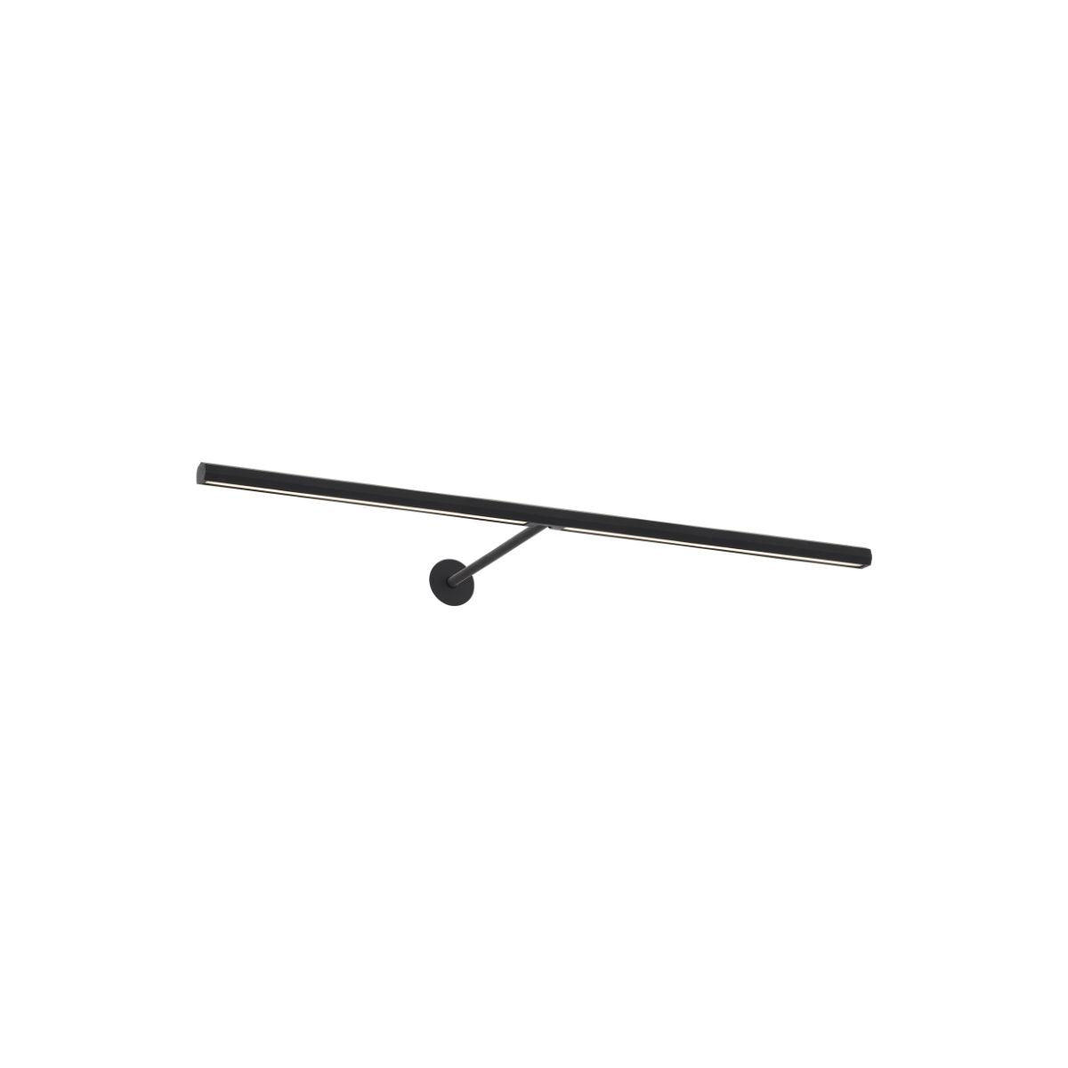 Plural Faceted 24" LED picture light 2700K nightshade black finish - Bees Lighting