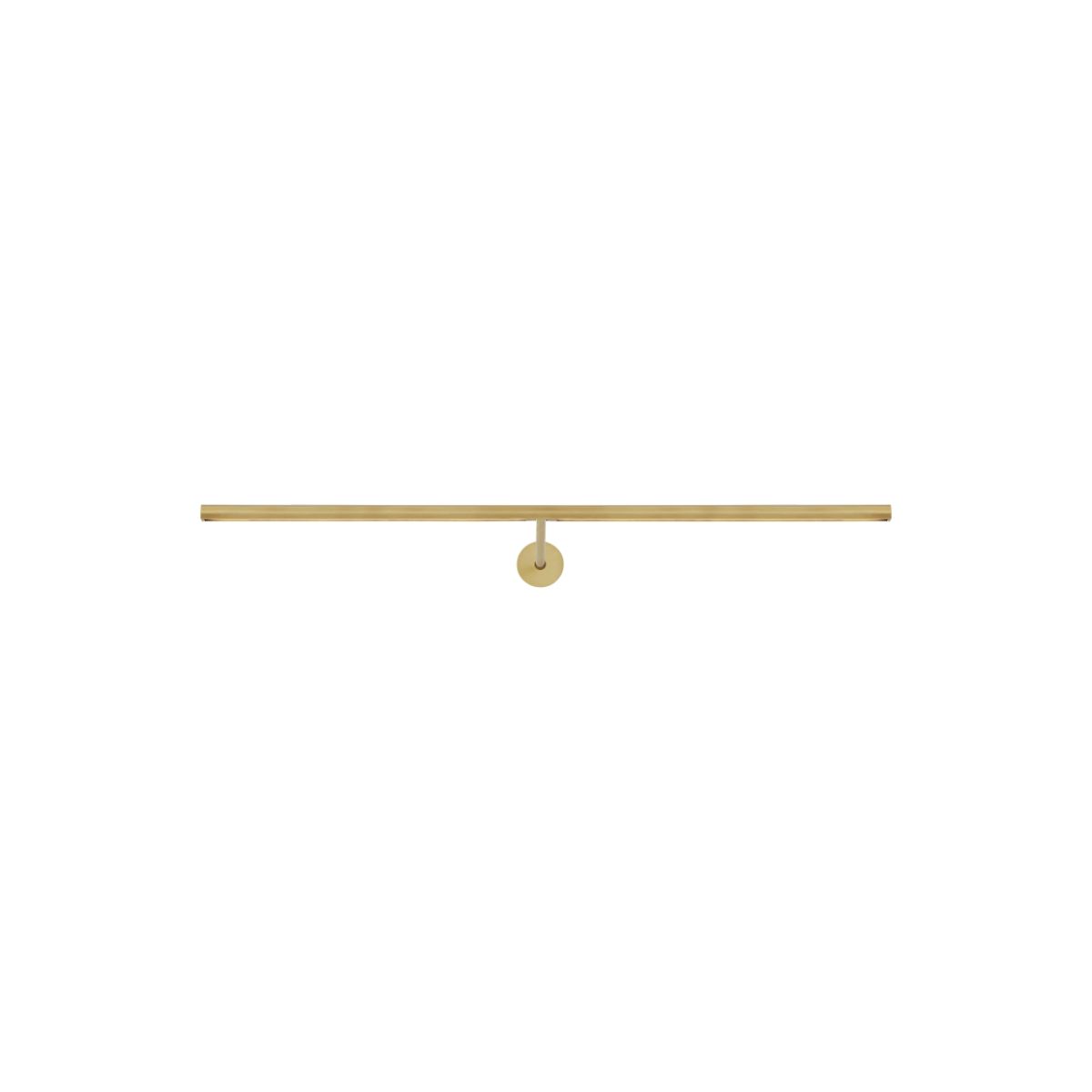 Plural Faceted 24 LED picture light 3000K natural brass finish - Bees Lighting
