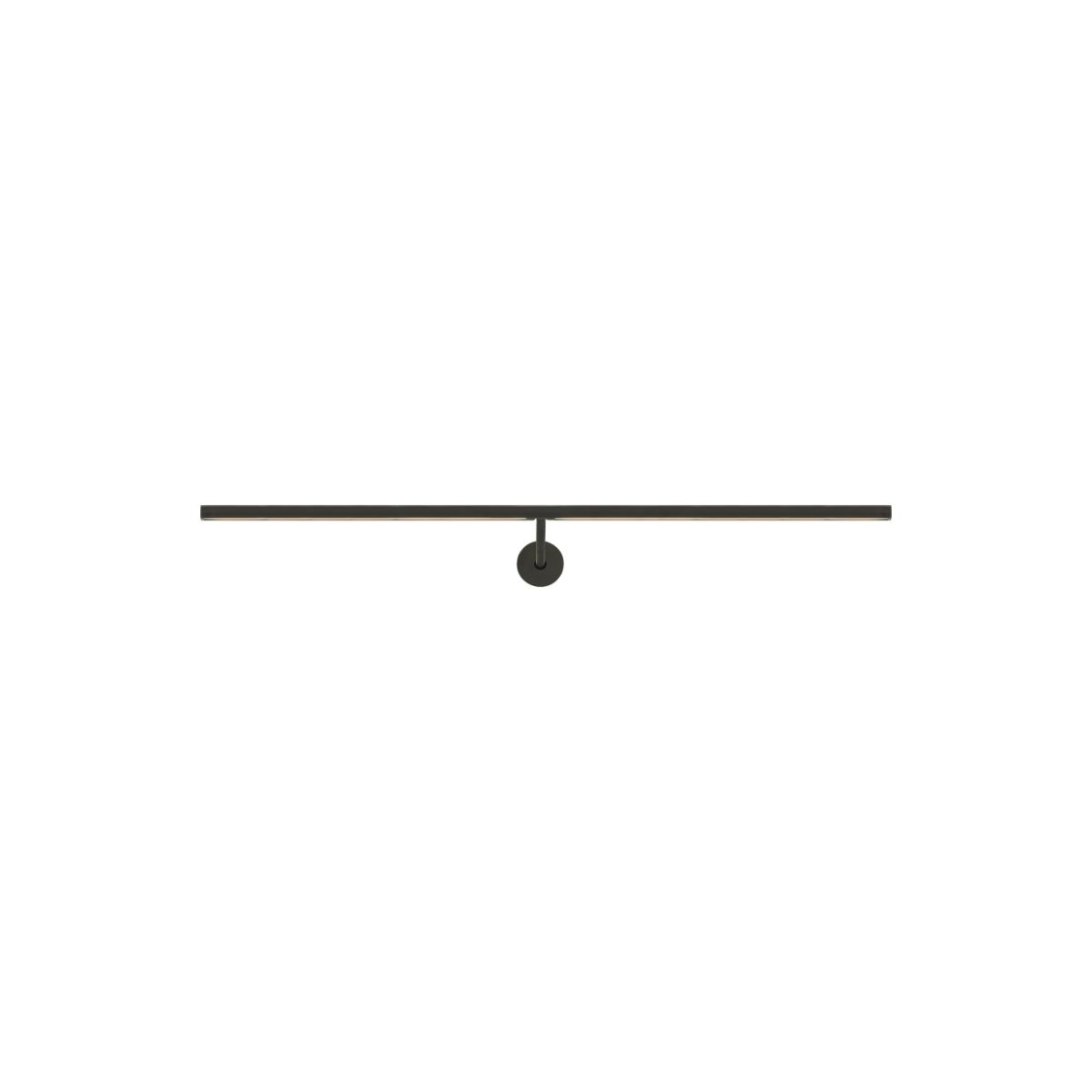 Plural Faceted 24" LED picture light 3000K dark bronze finish - Bees Lighting