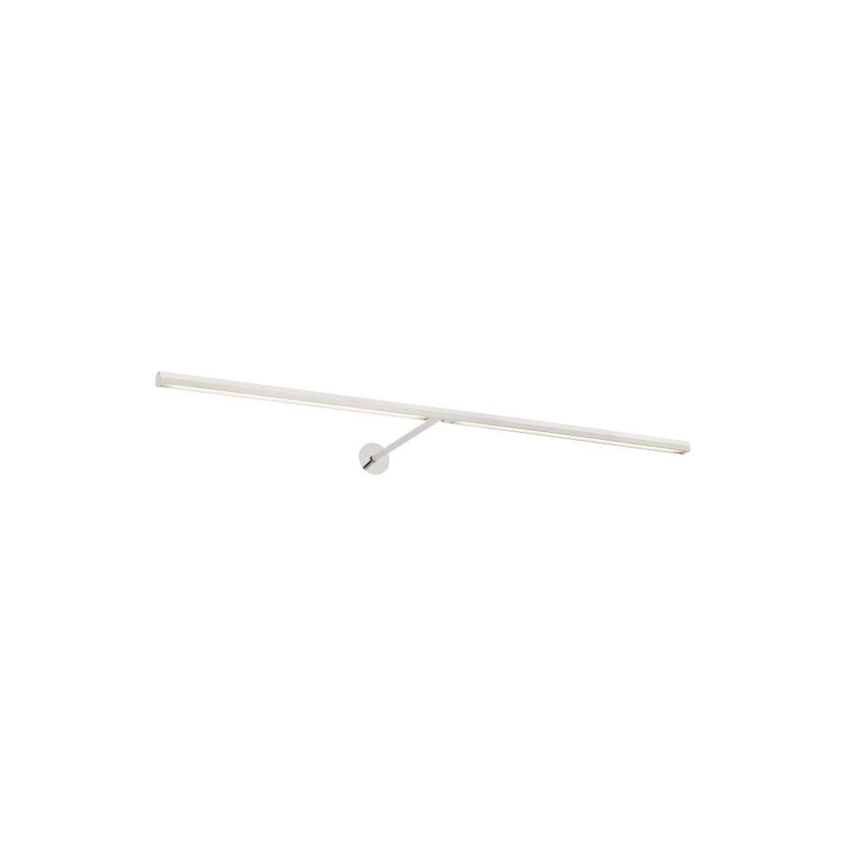 Plural Faceted 30" LED picture light 2700K polished nickel finish - Bees Lighting