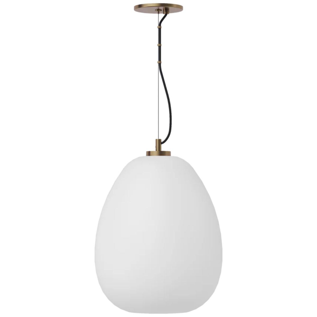 Kapoor LED Pendant Light Natural Brass Finish