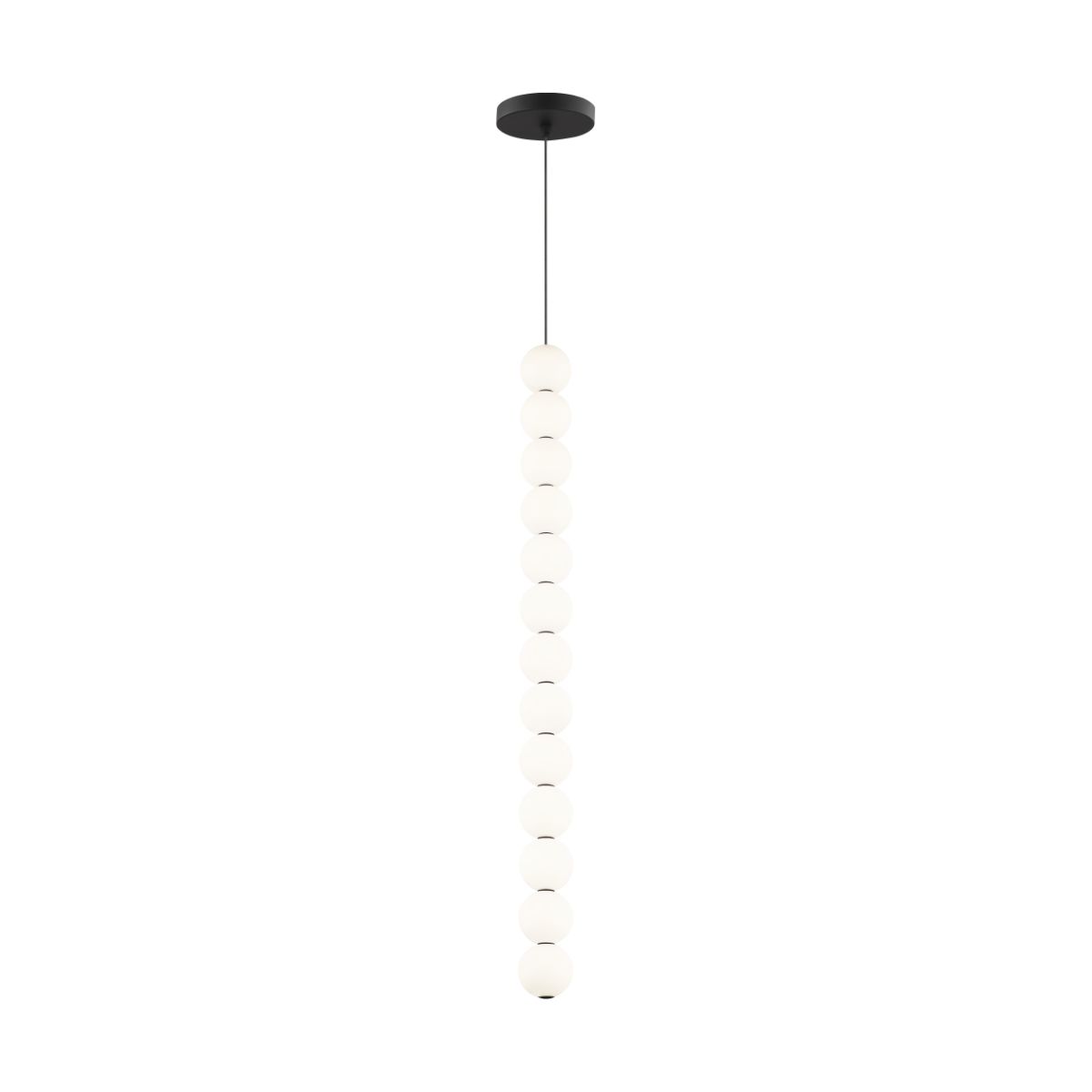 Orbet 35 in. LED Pendant Light Black Finish - Bees Lighting