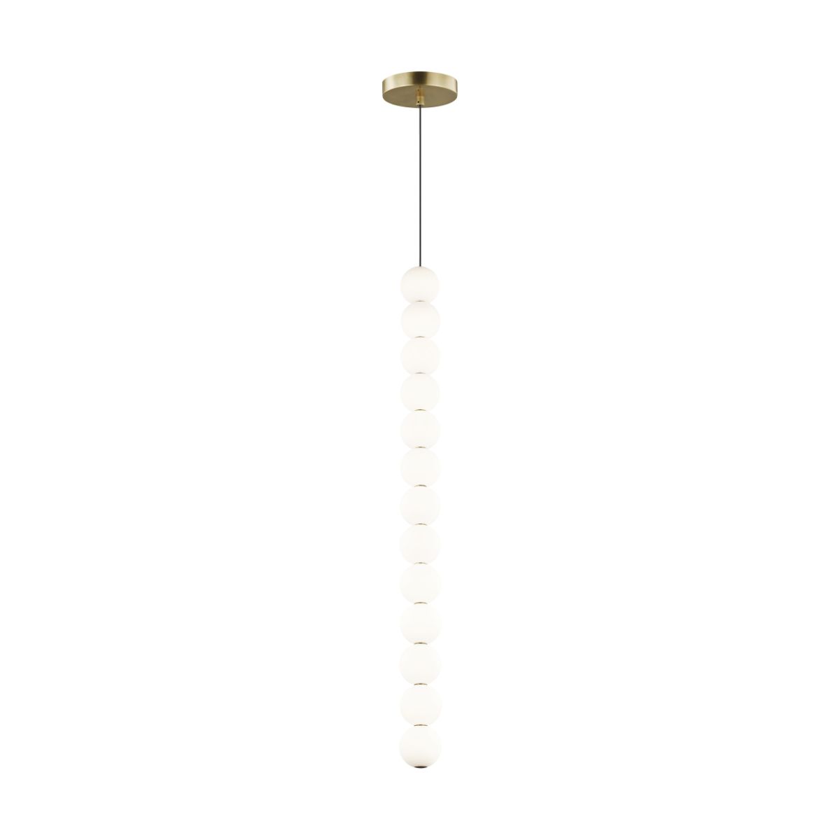 Orbet 35 in. LED Pendant Light Brass Finish - Bees Lighting