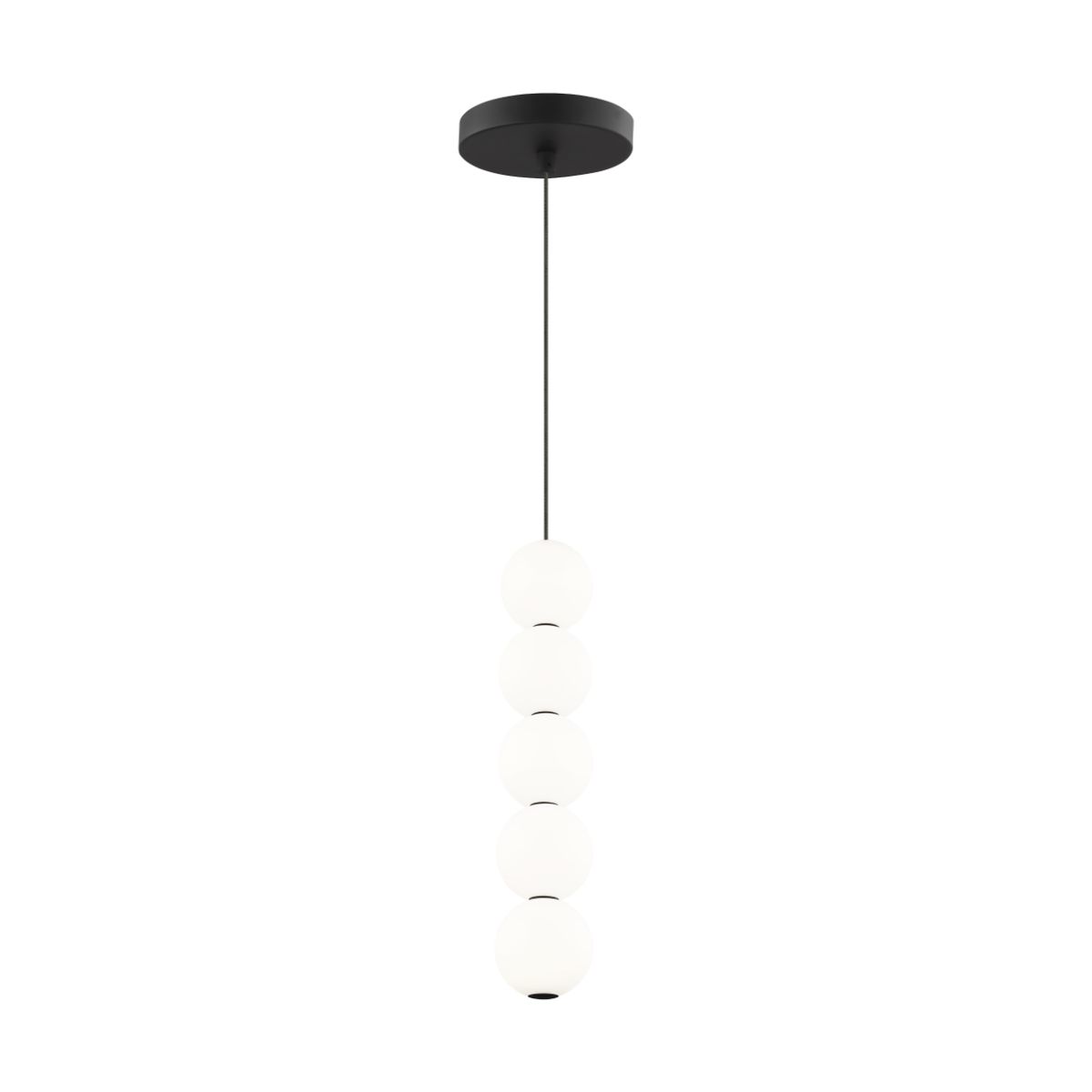 Orbet 14 in. LED Pendant Light Black Finish - Bees Lighting
