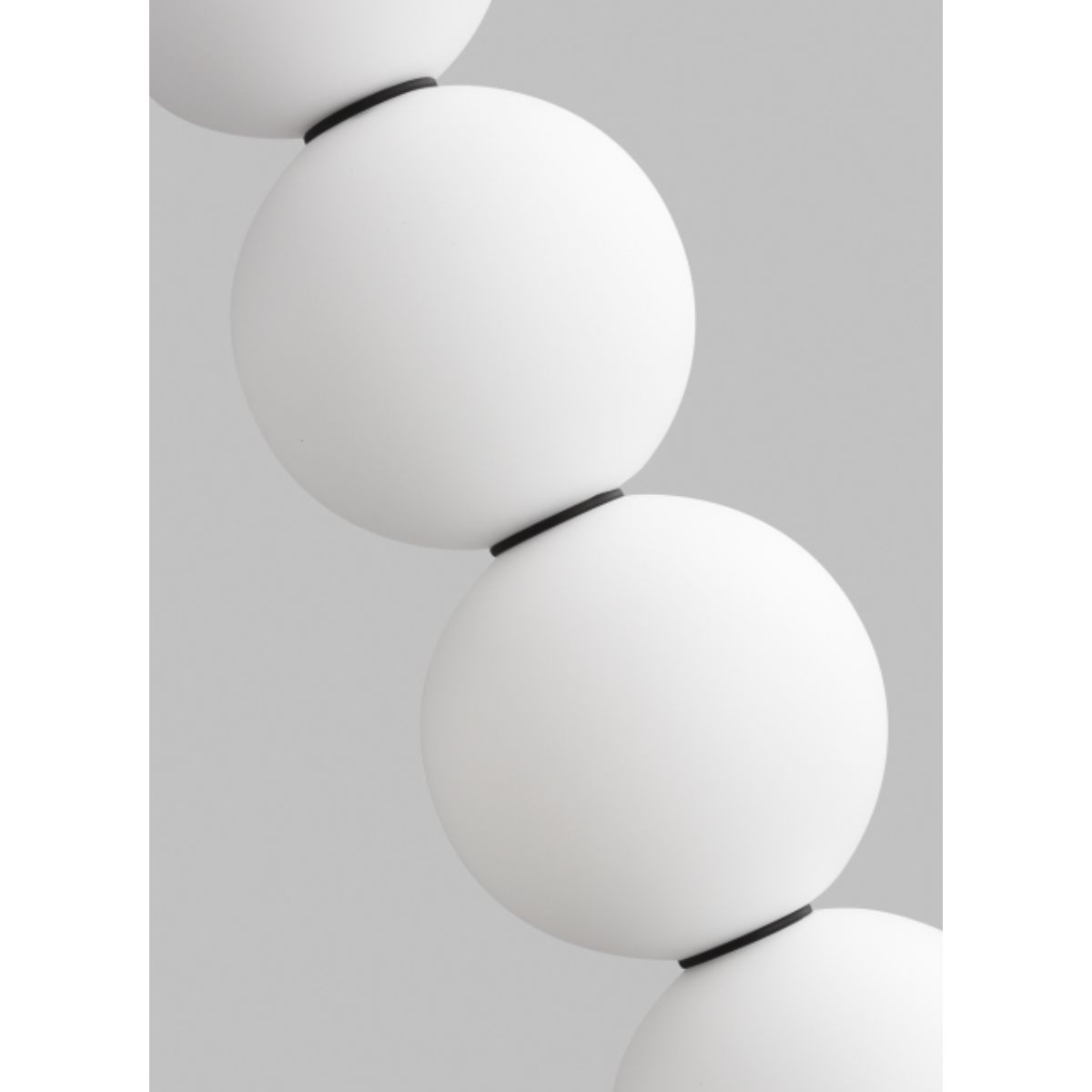 Orbet 14 in. LED Pendant Light Black Finish - Bees Lighting