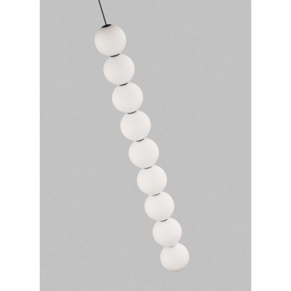 Orbet 24 in. LED Pendant Light Black Finish - Bees Lighting