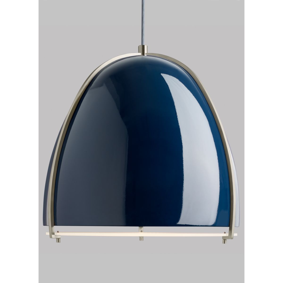 Paravo 15 in. Pendant Light Blue Finish - Bees Lighting