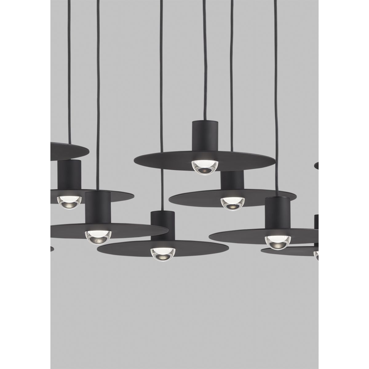 EAVES 50 in. 18 Lights LED Chandelier 120V