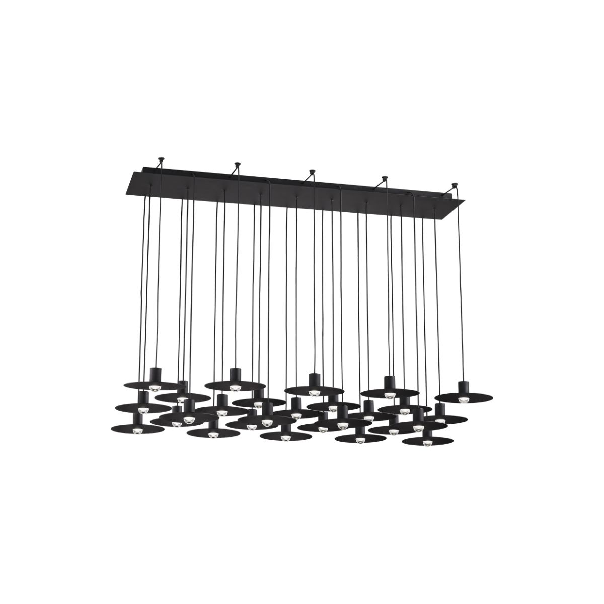 EAVES 50 in. 27 Lights LED Chandelier