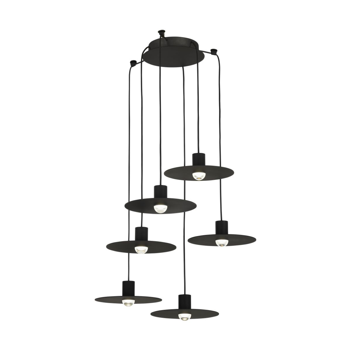 EAVES 16 in. 6 Lights LED Chandelier 120-277V