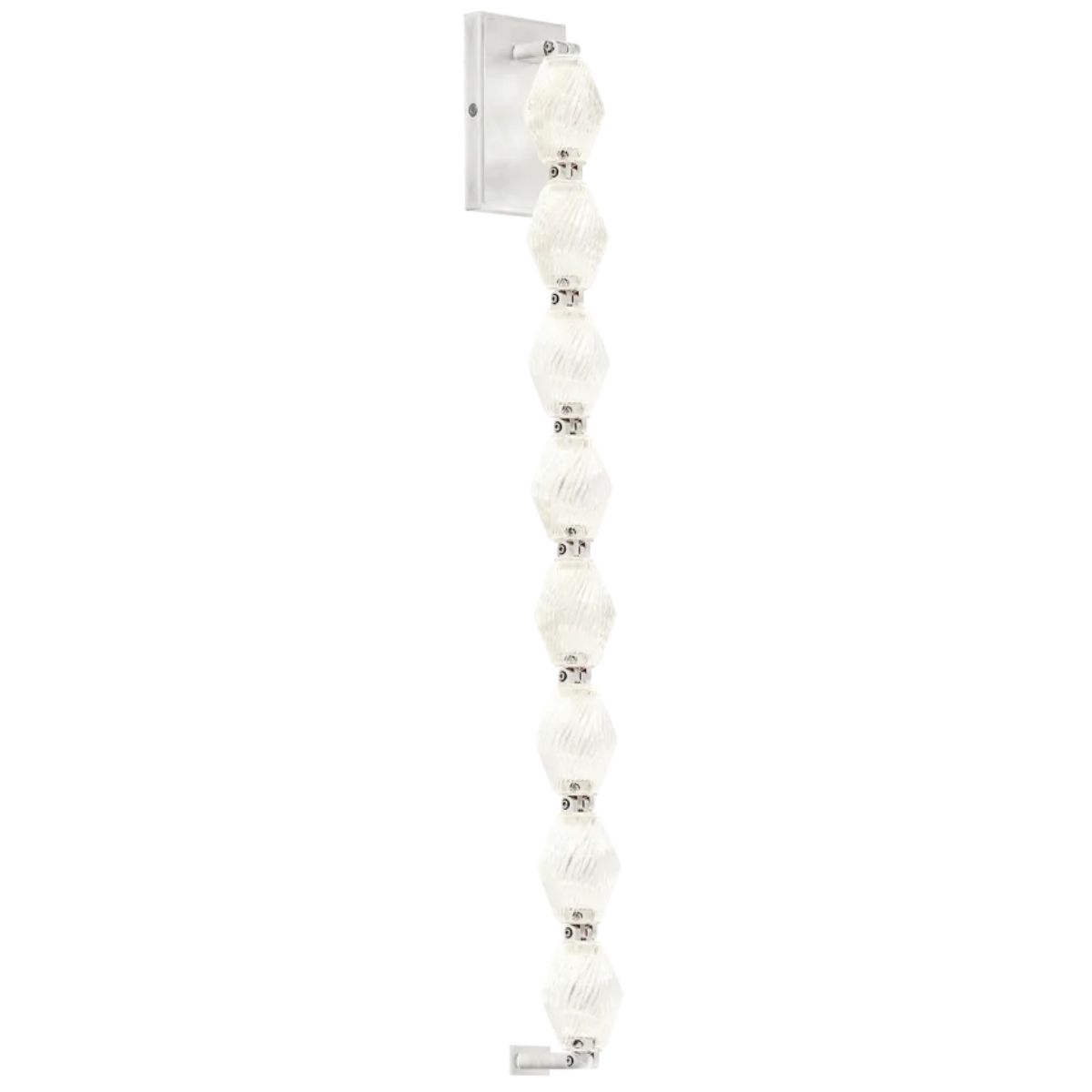Collier 28 in. LED Wall Sconce 2700K Polished Nickel finish - Bees Lighting