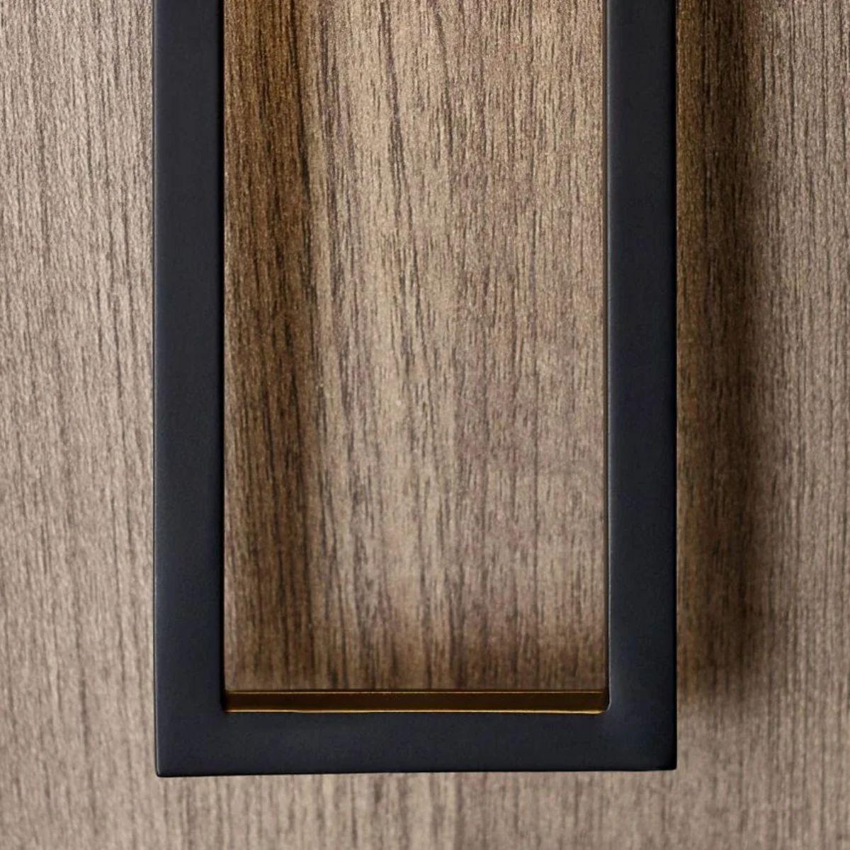 Duelle 28 in. LED Wall Light Black Finish - Bees Lighting