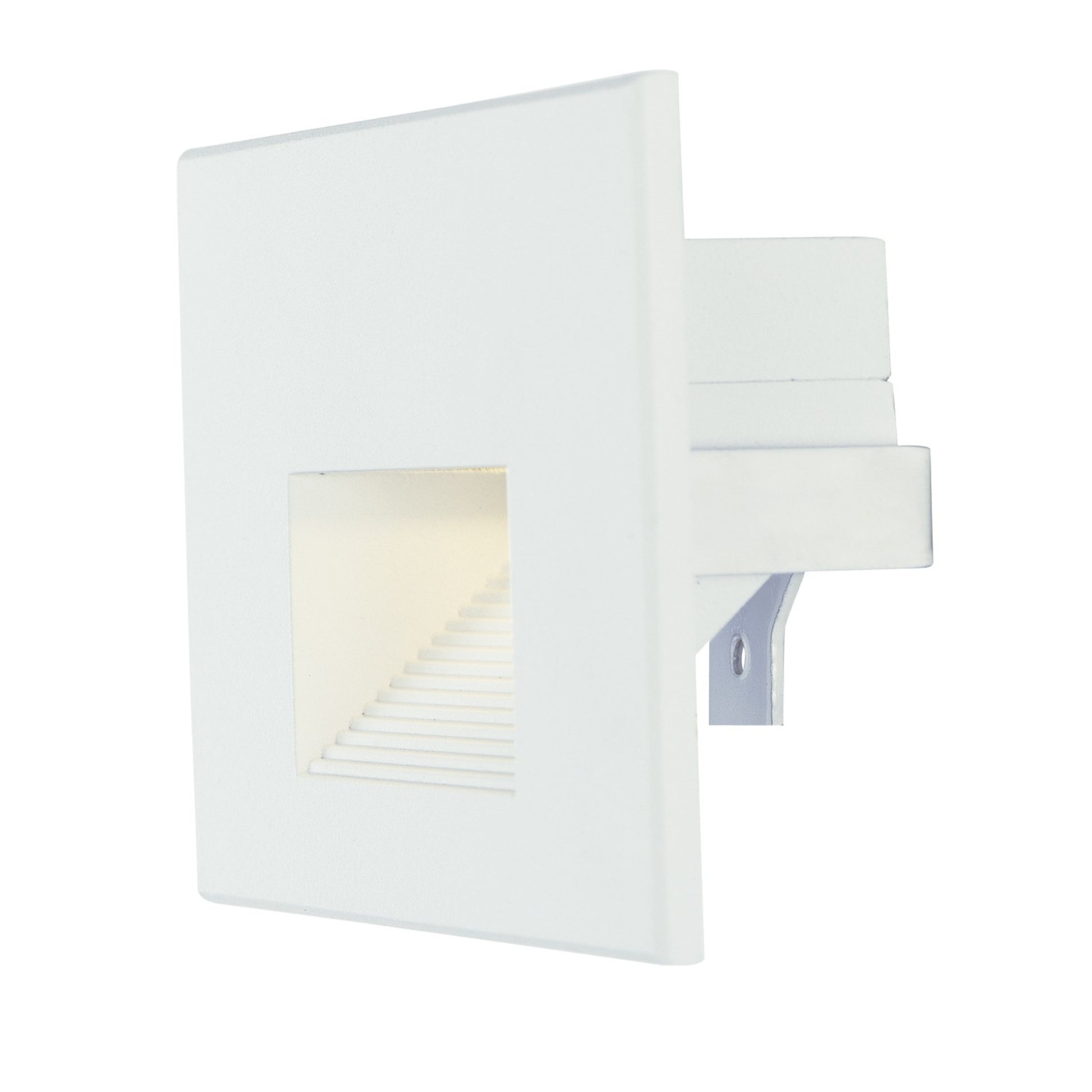 Path 5" Wide LED Step Light, White Finish - Bees Lighting