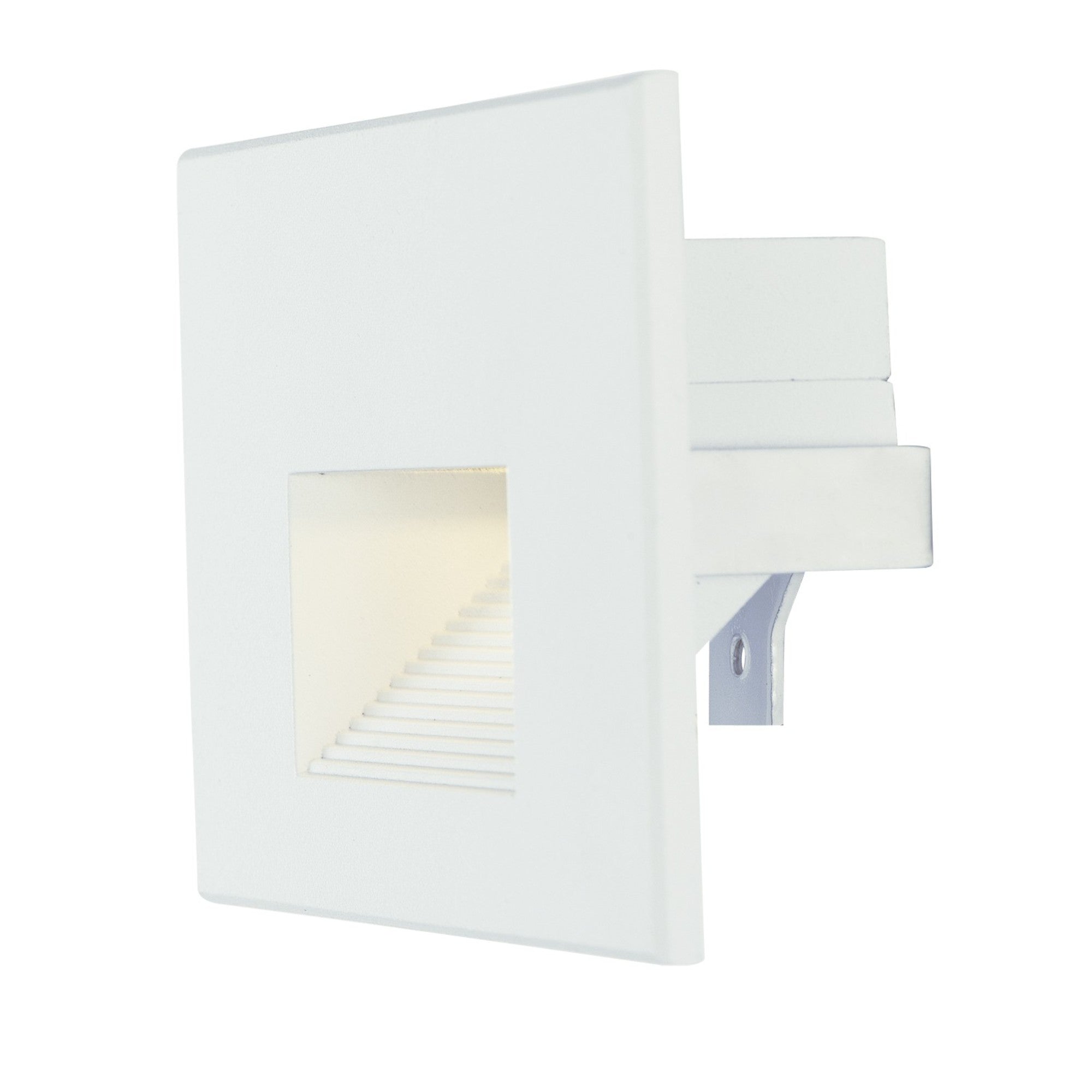 Path 5" Wide LED Step Light, White Finish - Bees Lighting
