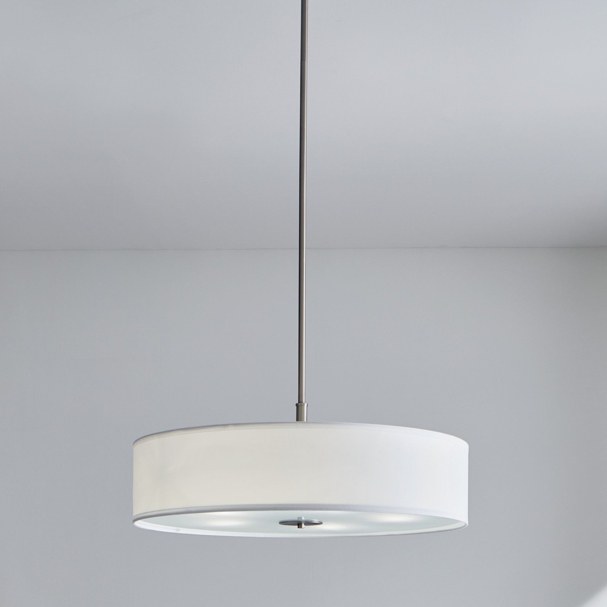 30" 5-Light Convertible Pendant, Brushed Nickel Finish - Bees Lighting