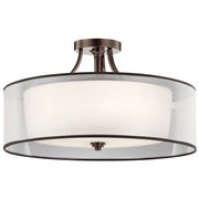 Lacey Semi-Flush Mount Ceiling Light - Bees Lighting