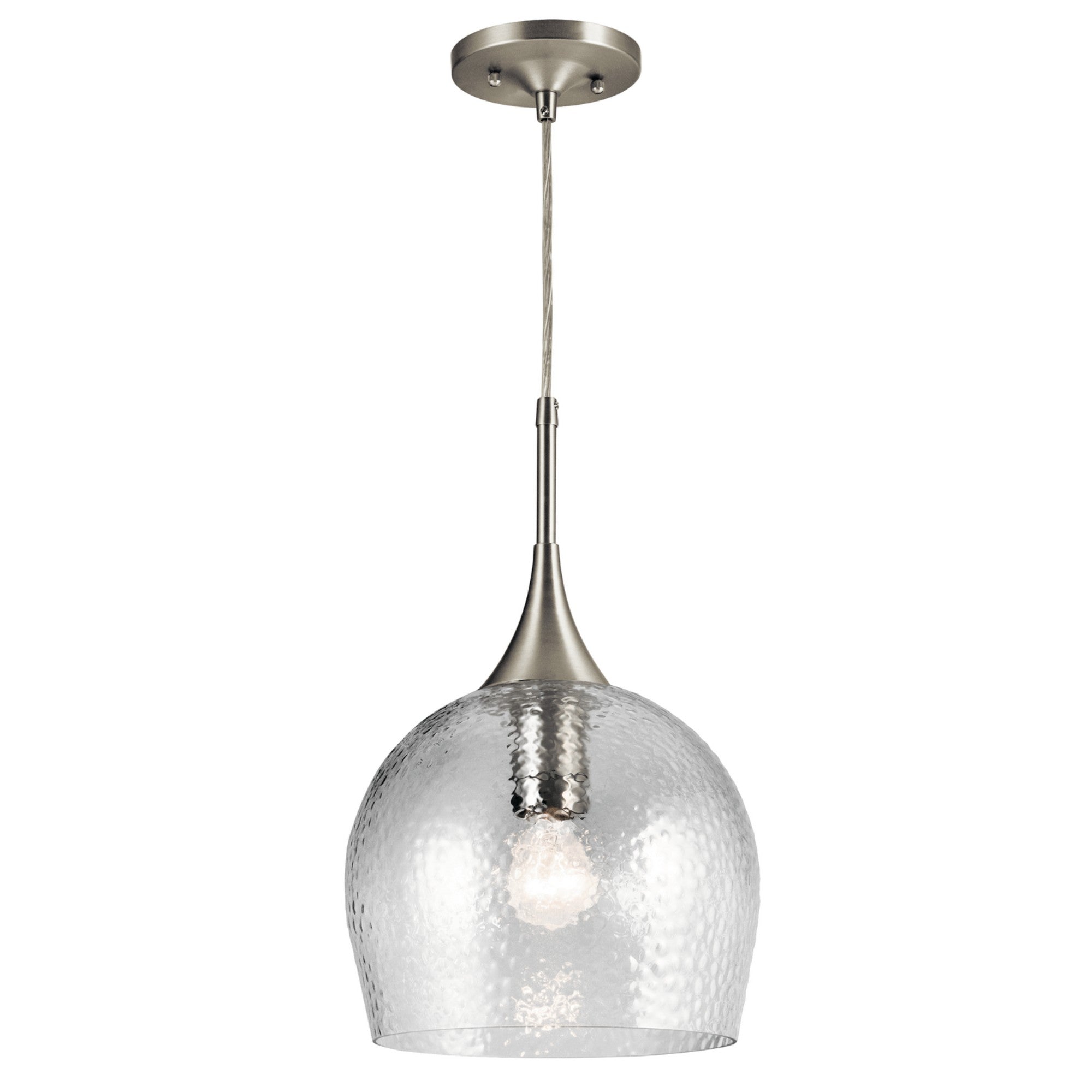 Sloane 11 In. Pendant Light Nickel Finish - Bees Lighting