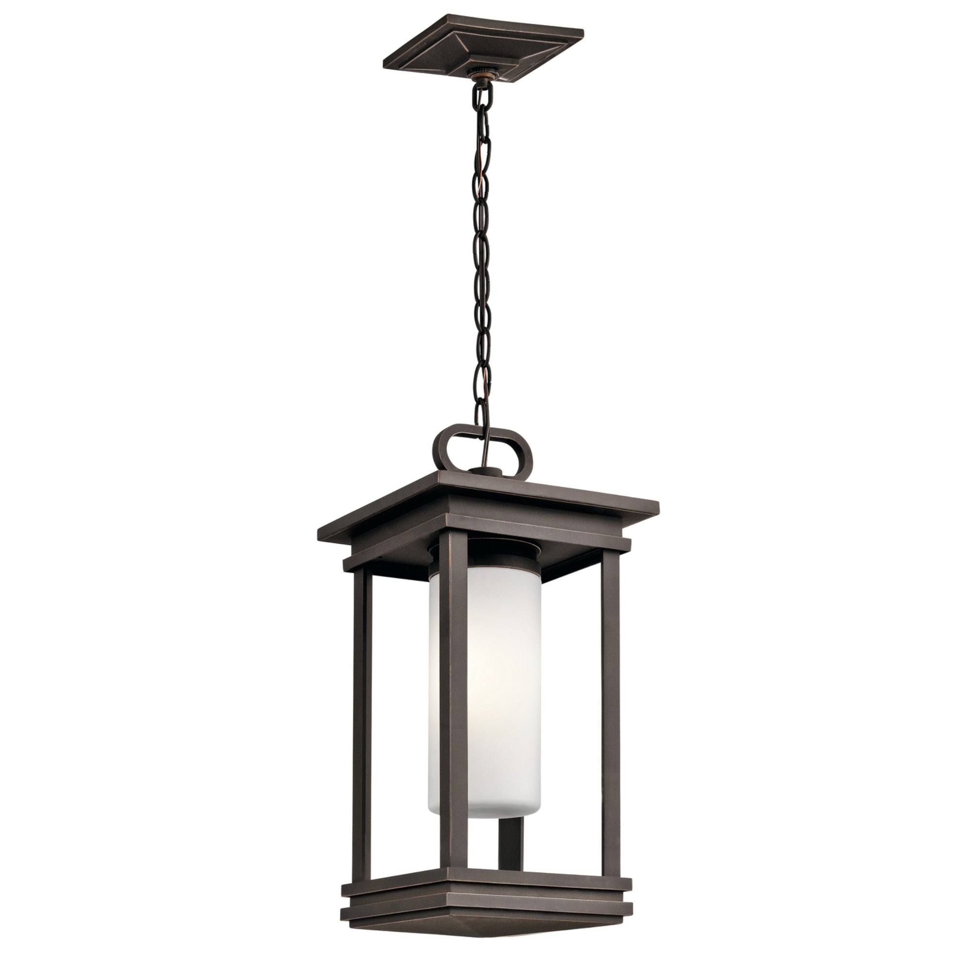 South Hope 19" Outdoor Pendant, Rubbed Bronze Finish - Bees Lighting