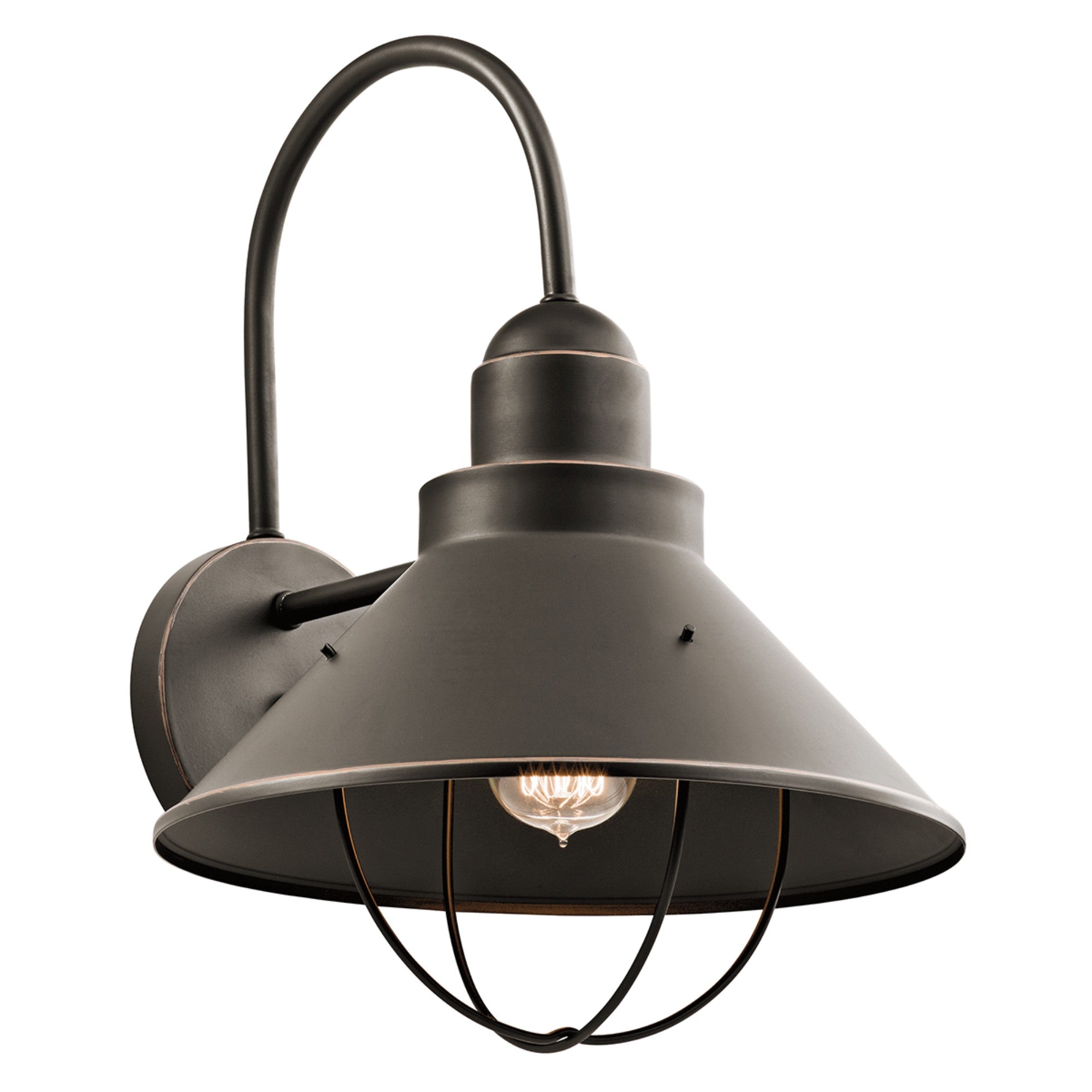 Seaside 17" Outdoor Wall Light, Olde Bronze Finish - Bees Lighting