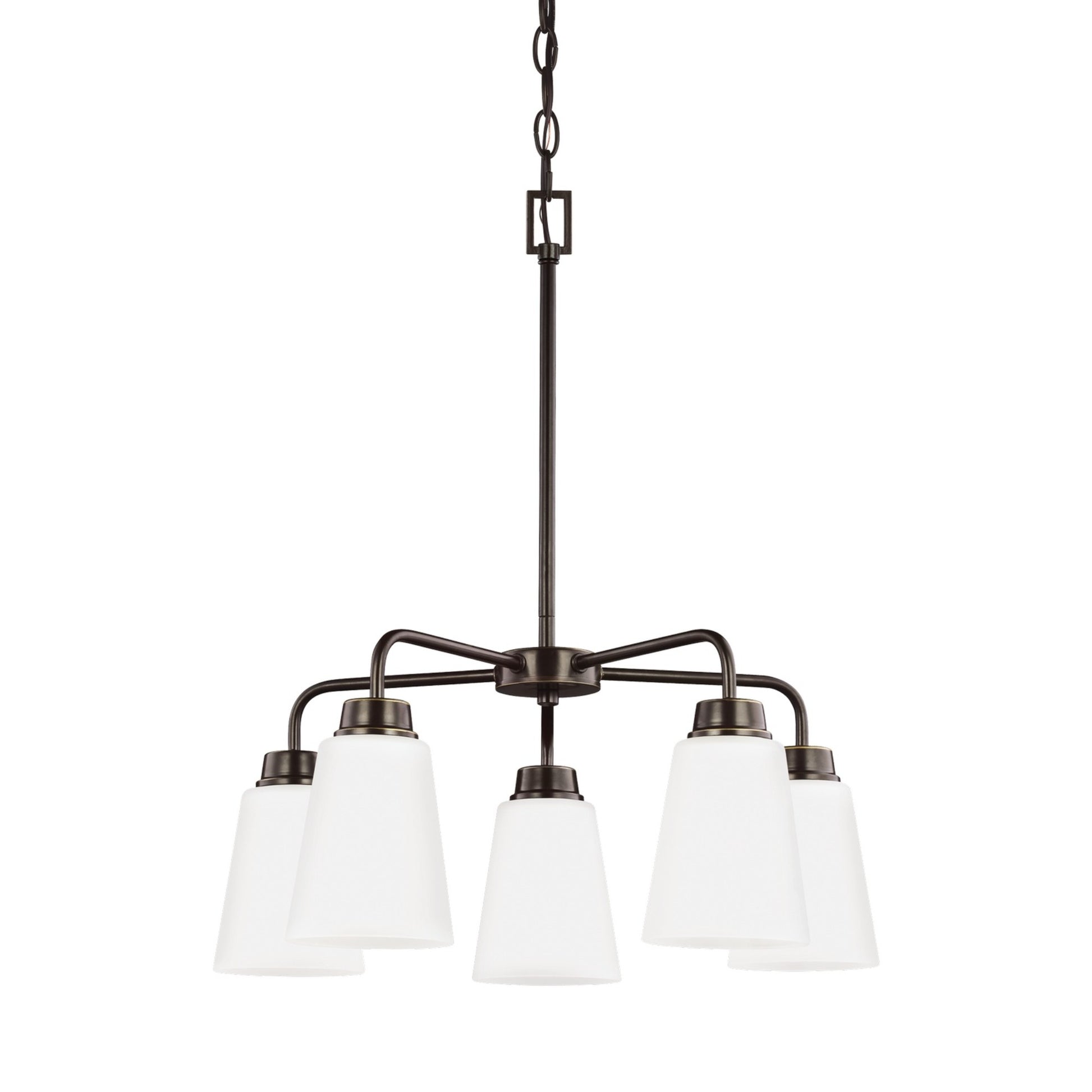 Kerrville 20" 5-Light Chandelier, Bronze Finish - Bees Lighting
