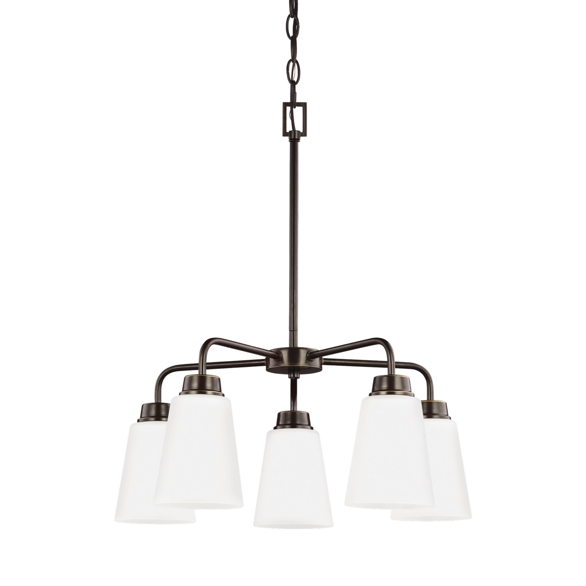 Kerrville 20" 5-Light Chandelier, Bronze Finish - Bees Lighting