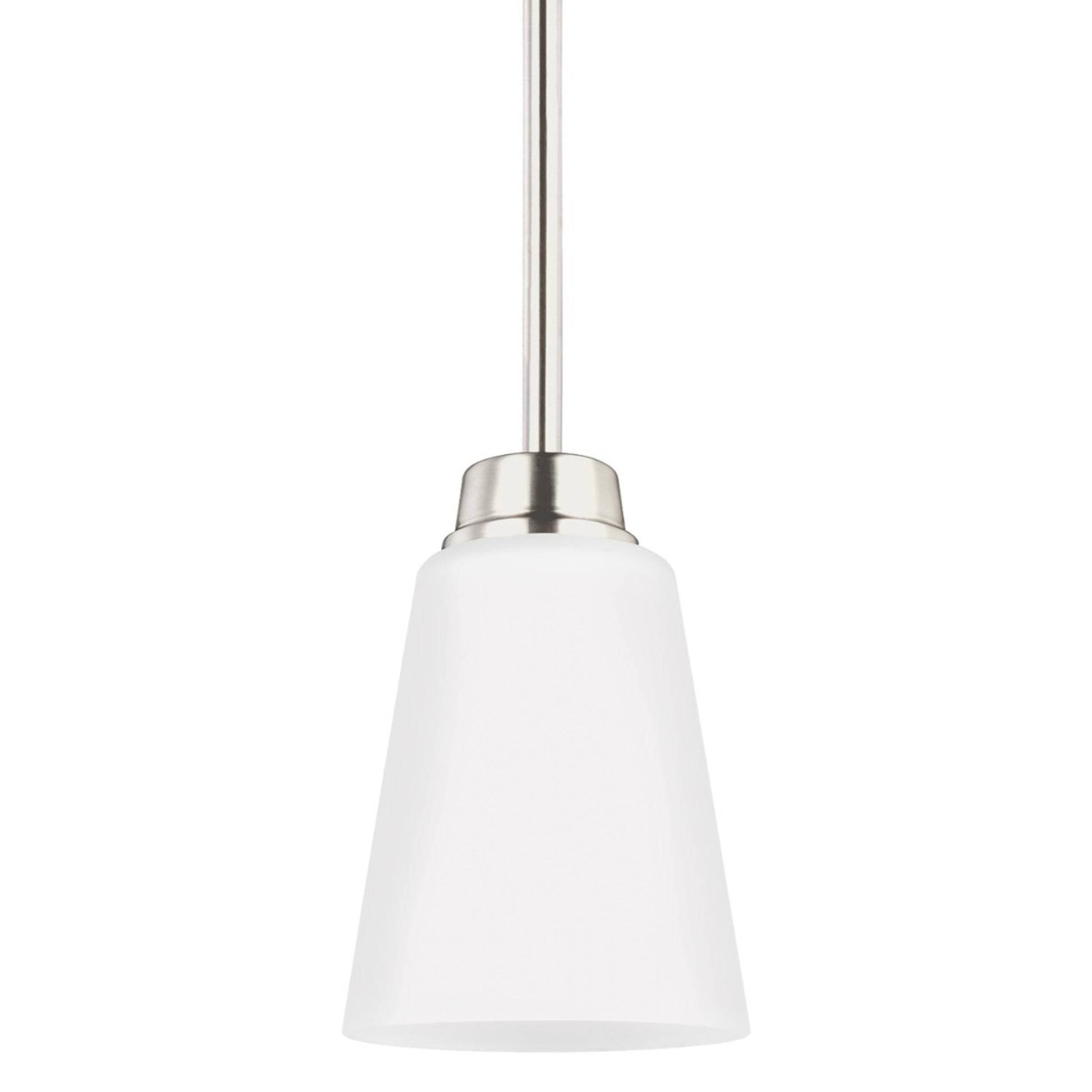 Kerrville 4" Mini Pendant, Brushed Nickel Finish - Bees Lighting