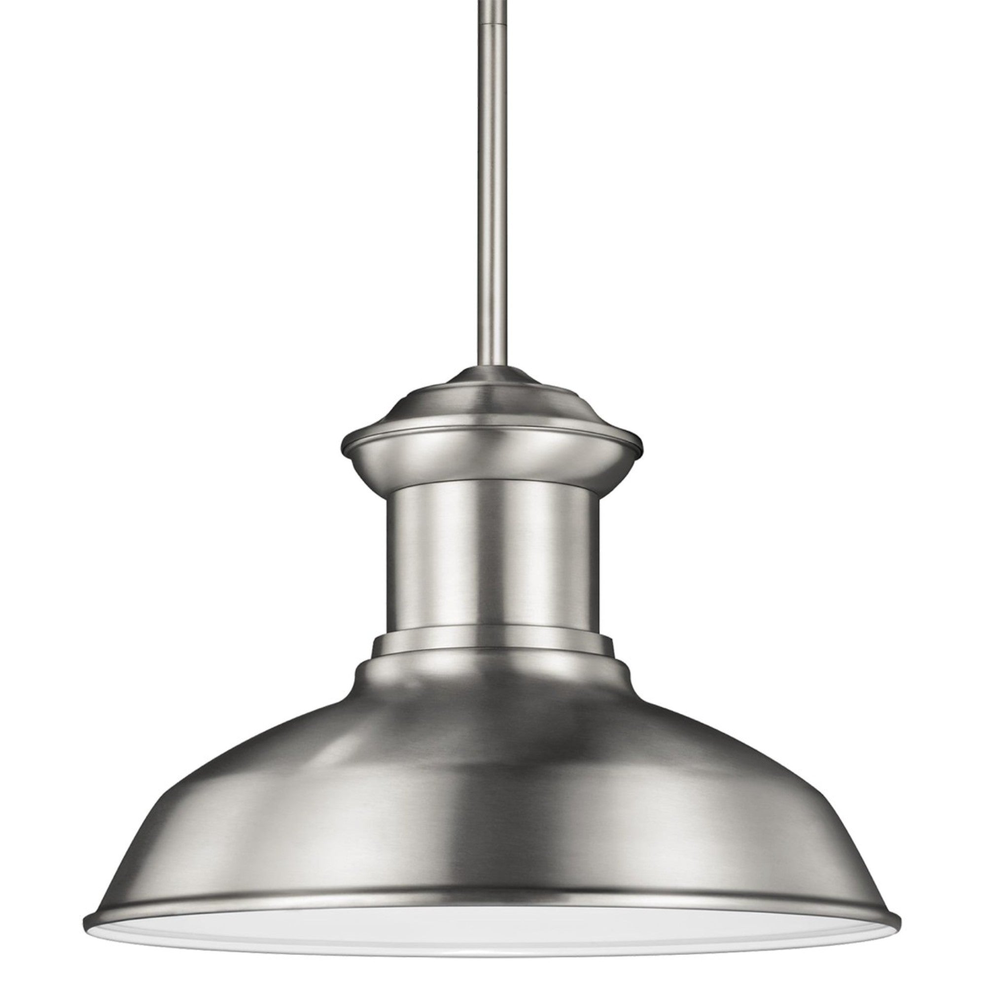 Fredricksburg 13" Outdoor Pendant, Satin Aluminum Finish - Bees Lighting