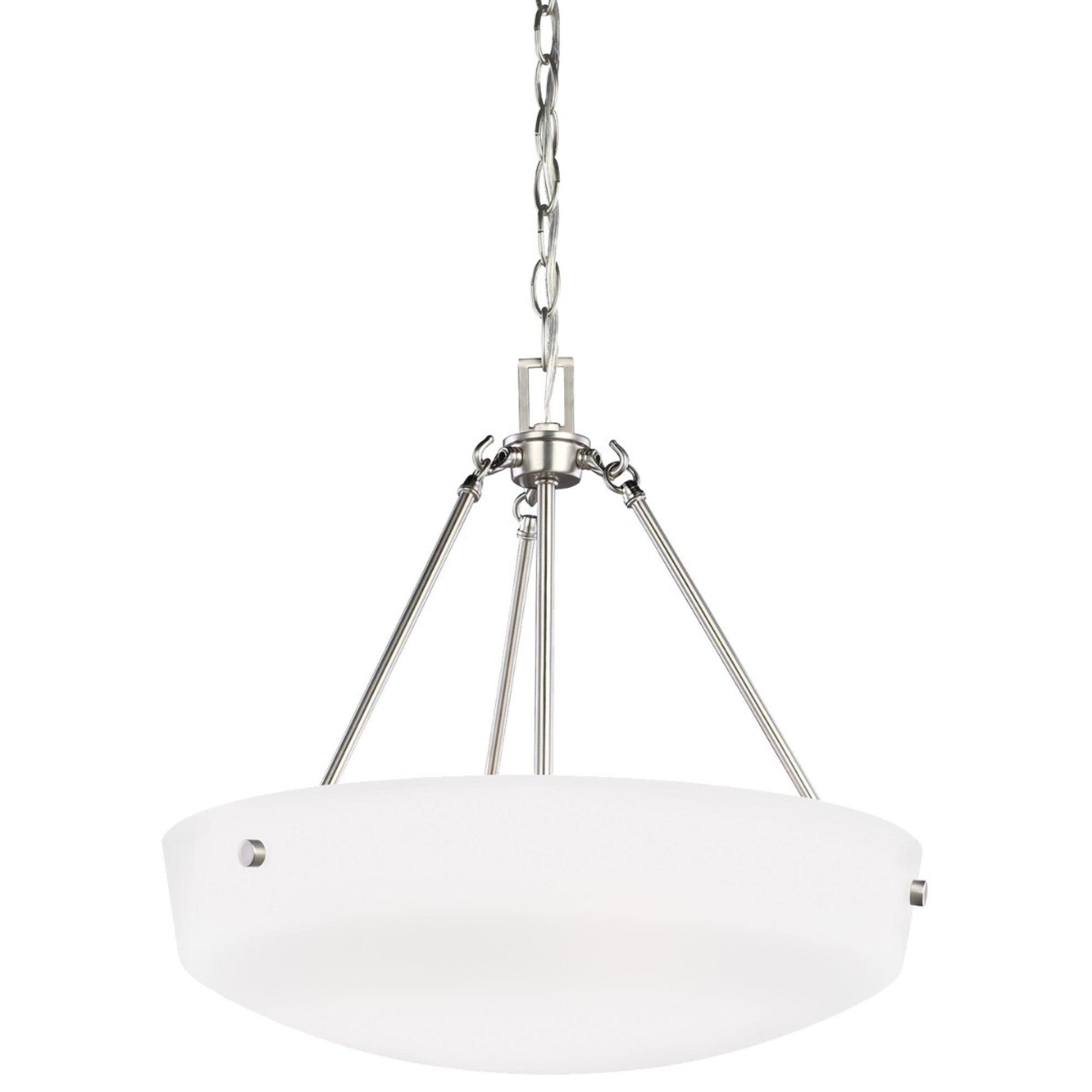 Kerrville 19" 3-Light Pendant, Brushed Nickel Finish - Bees Lighting