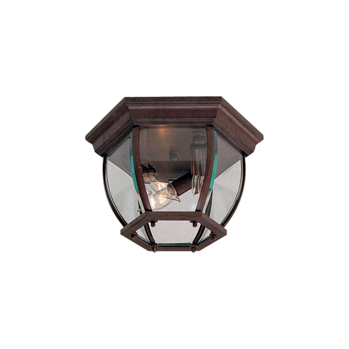 Wyndmere 11 In. 3 Lights Outdoor Flush Mount - Bees Lighting