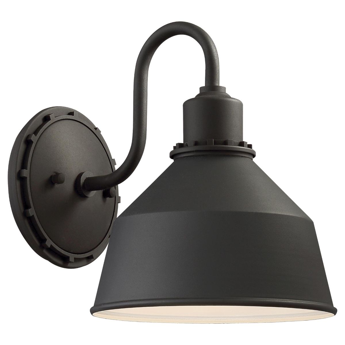 Mantiel 8 In. Outdoor Barn Light Black Finish - Bees Lighting