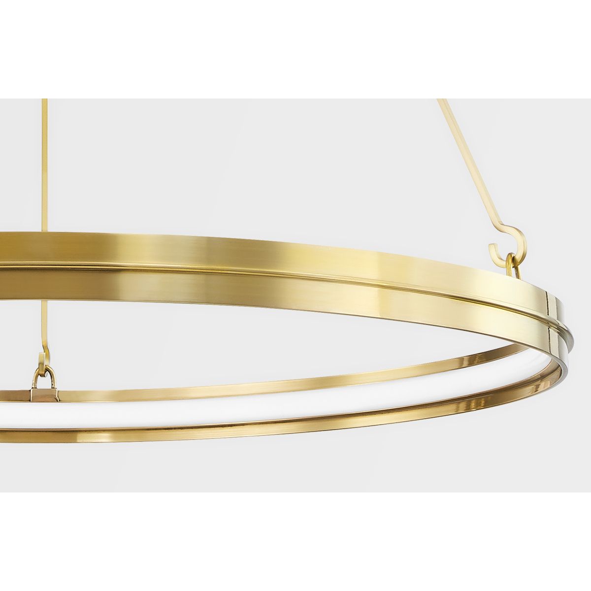 Rosendale 28 in. LED Chandelier Brass finish - Bees Lighting