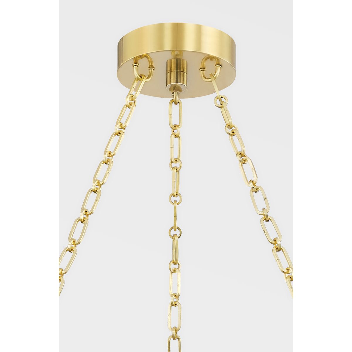 Rosendale 28 in. LED Chandelier Brass finish - Bees Lighting