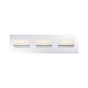 Olson 3-Light 18" LED Vanity, Chrome Finish - Bees Lighting