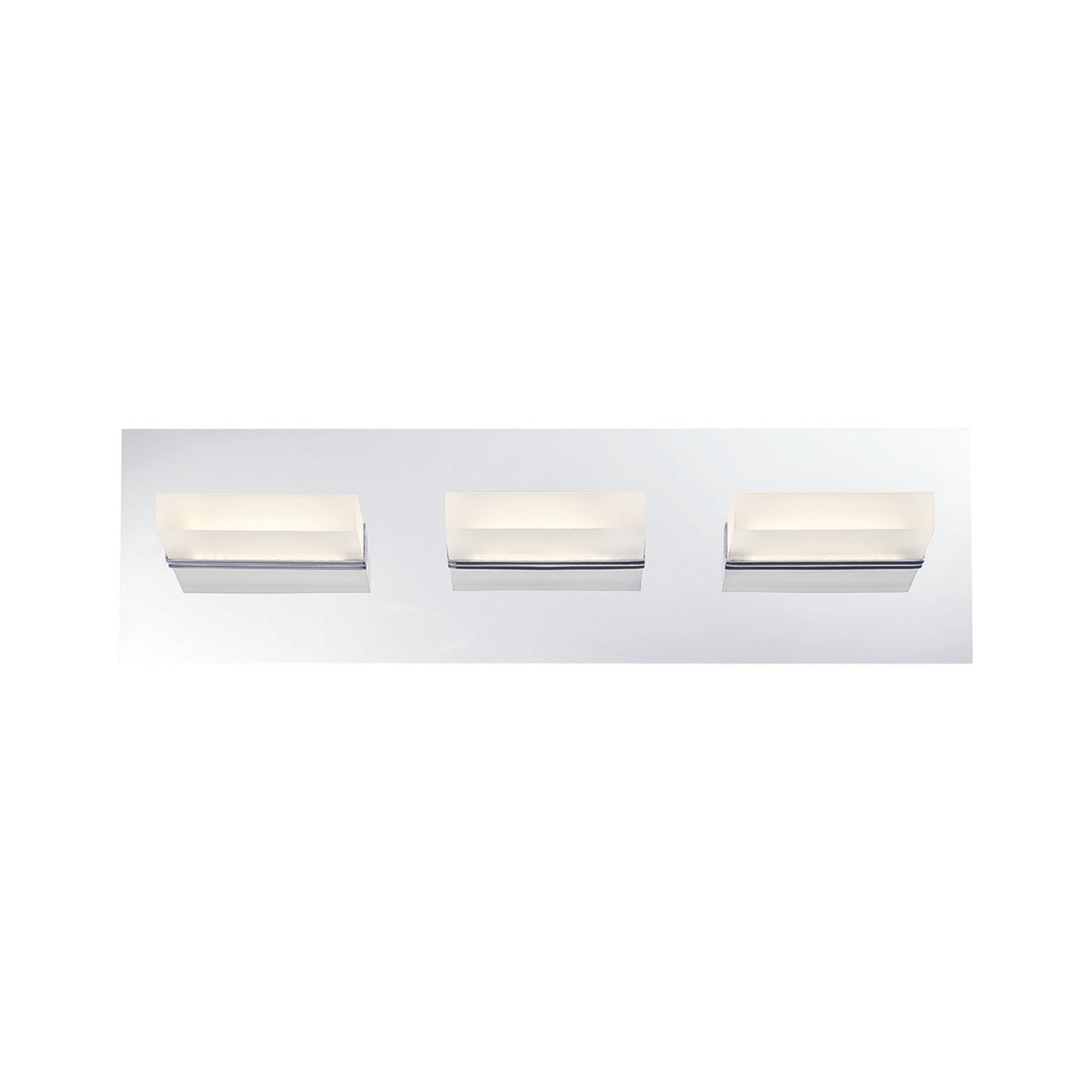 Olson 3-Light 18" LED Vanity, Chrome Finish - Bees Lighting