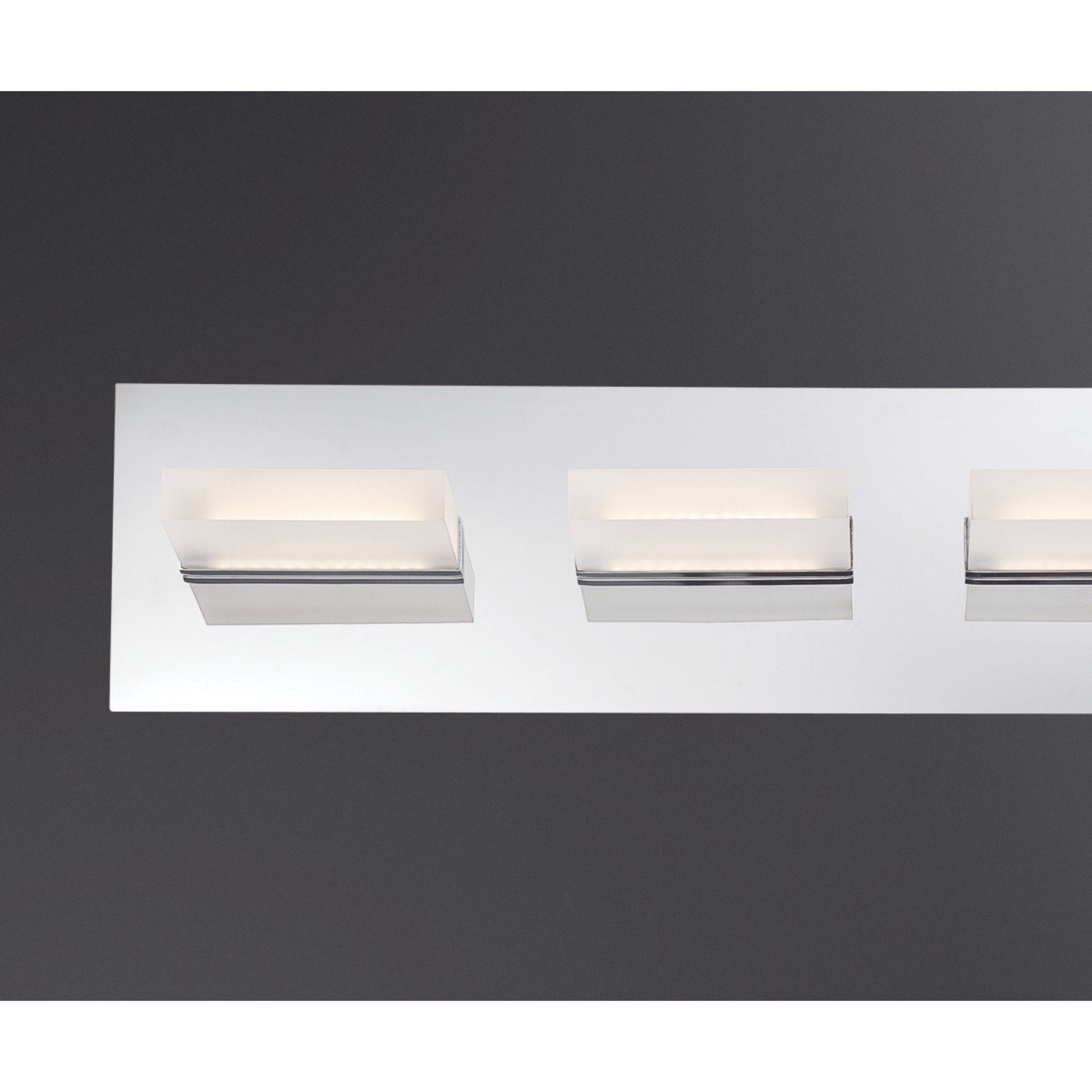 Olson 4-Light 24" LED Vanity, Chrome Finish - Bees Lighting
