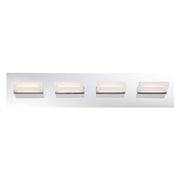 Olson 4-Light 24" LED Vanity, Chrome Finish - Bees Lighting