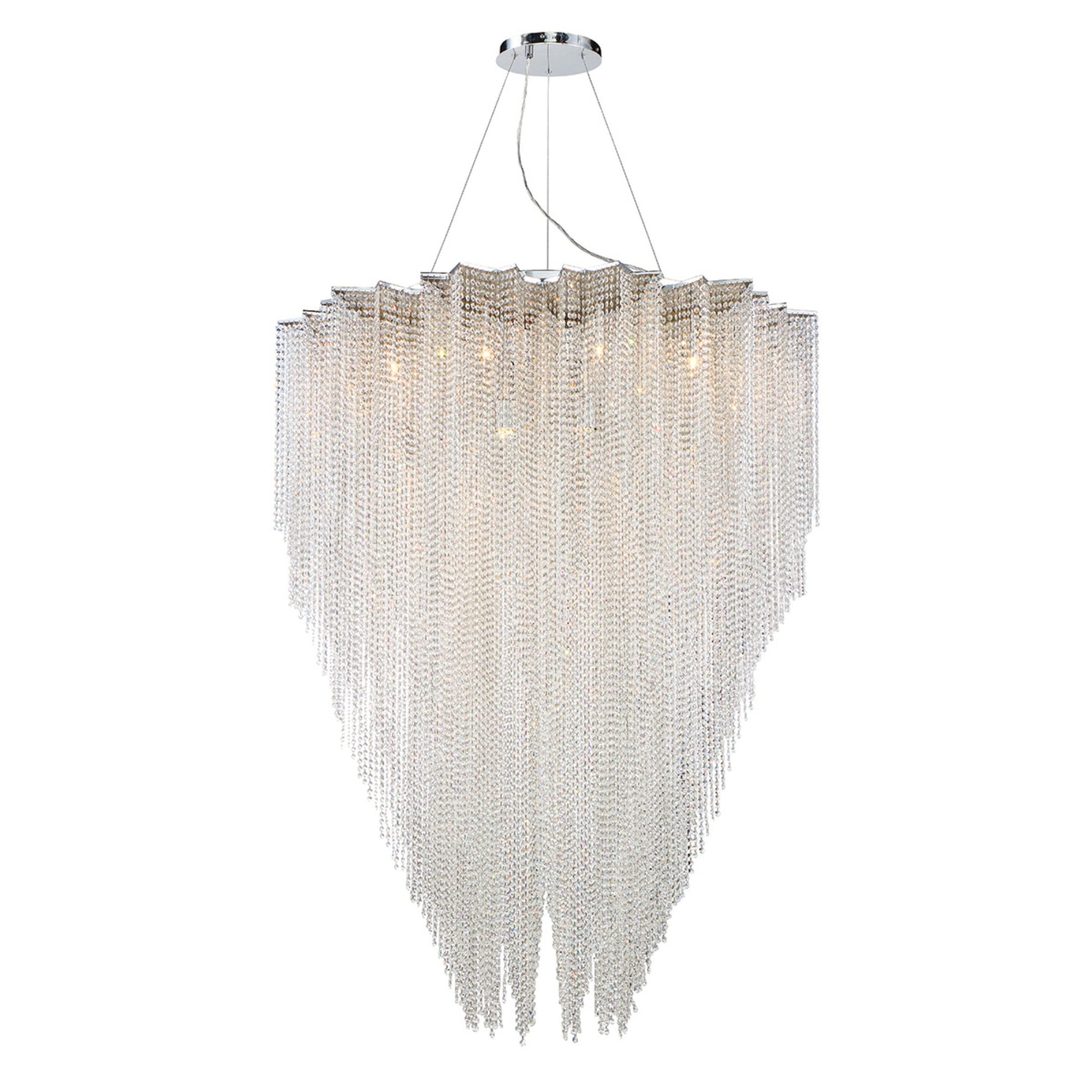Cohen Chandelier Chrome Finish - Bees Lighting