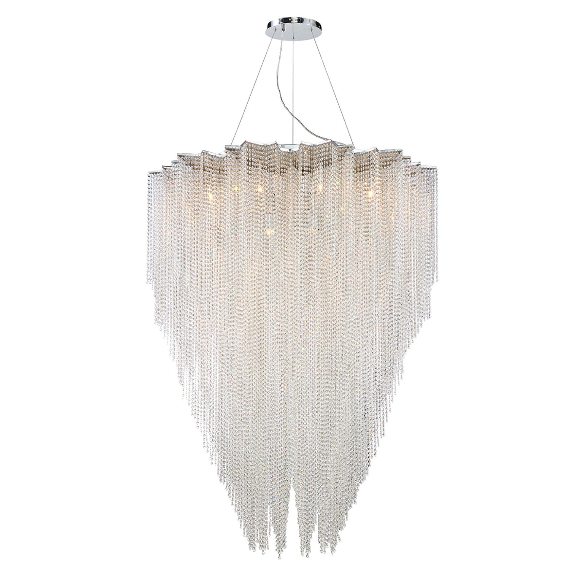 Cohen Chandelier Chrome Finish - Bees Lighting