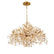 Campobasso 8-Light 26" Chandelier, Gold Finish - Bees Lighting